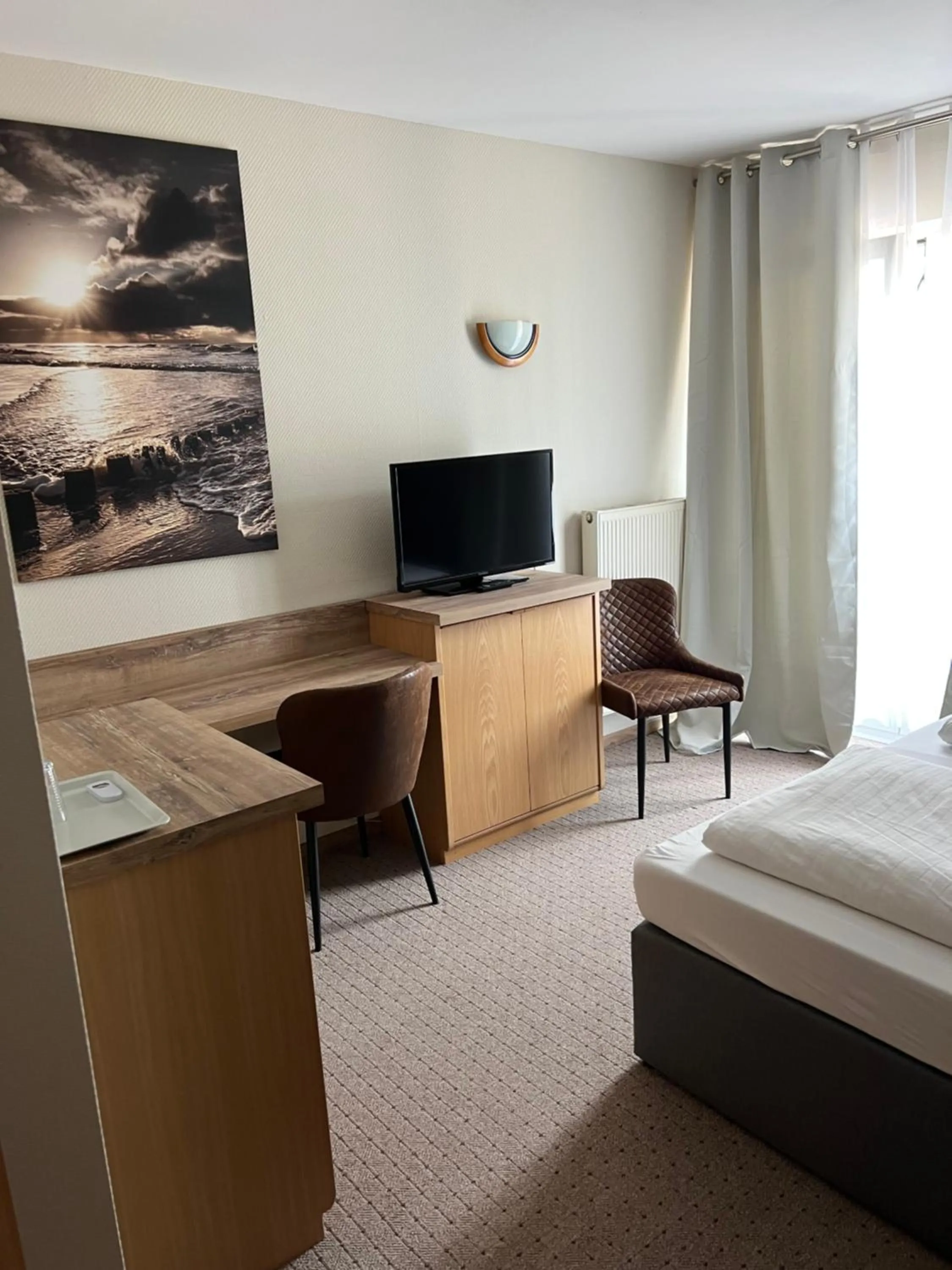 Photo of the whole room, Bed in Hotel Aggertal