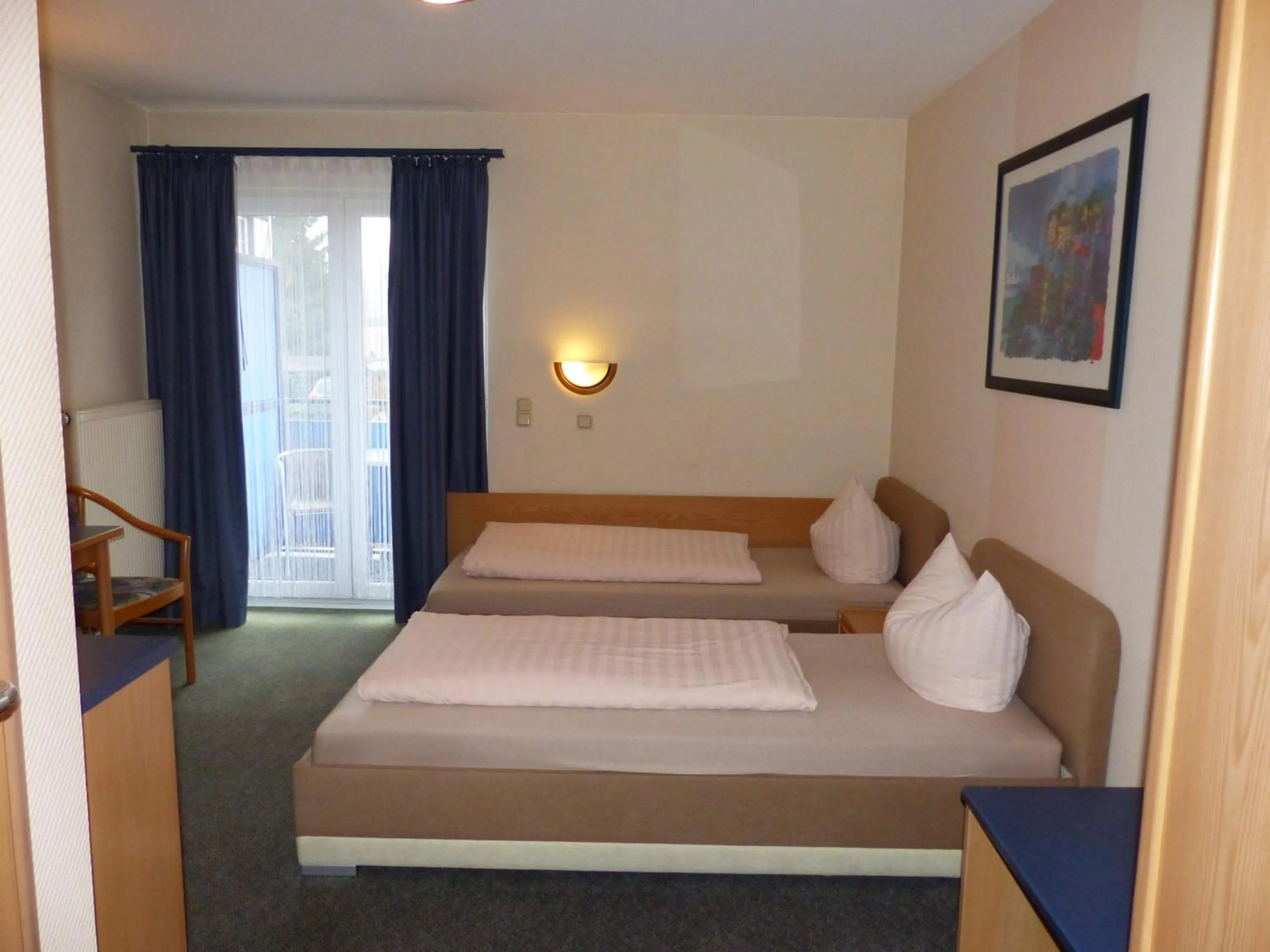 Bedroom, Bed in Hotel Aggertal