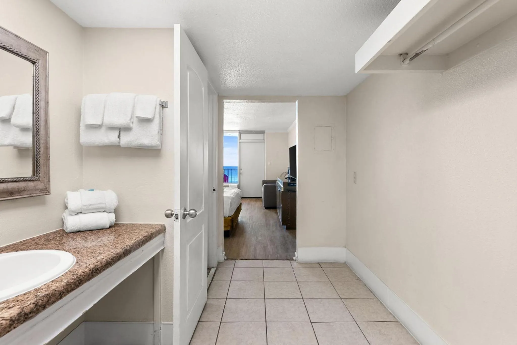 Bathroom in Seahaven Beach Hotel Panama City Beach