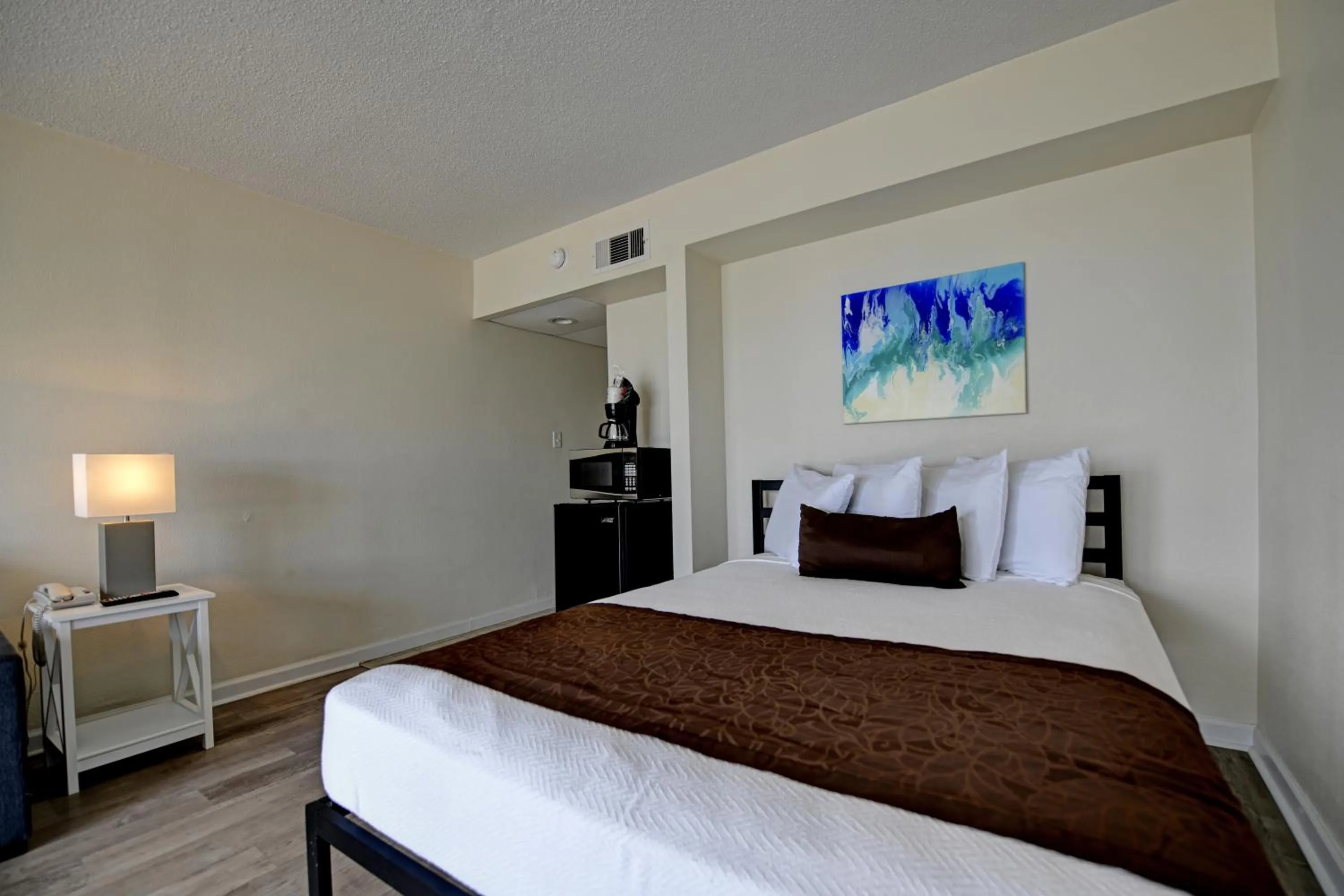 Bed in Seahaven Beach Hotel Panama City Beach