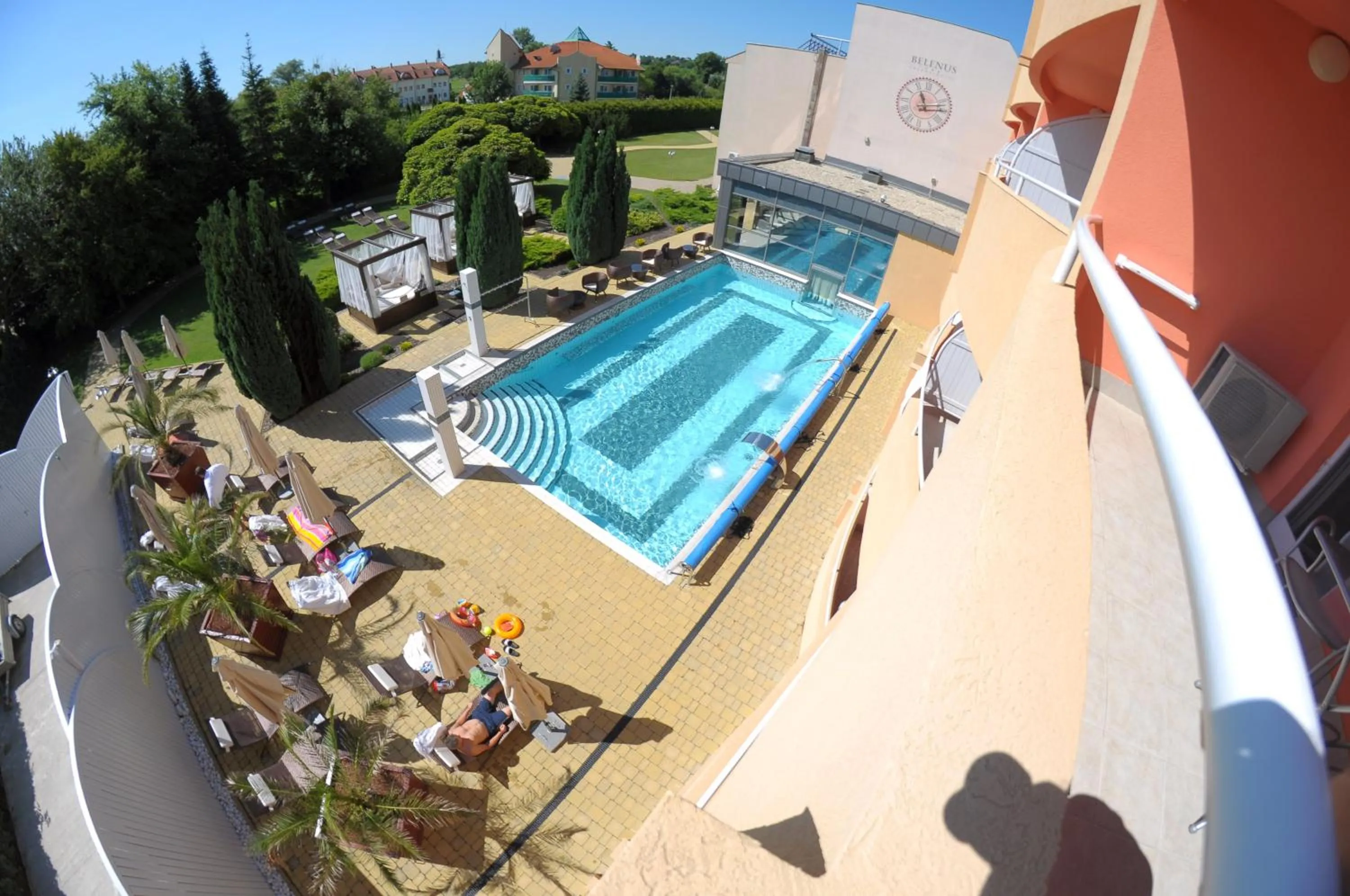 Bird's eye view in Belenus Thermalhotel superior