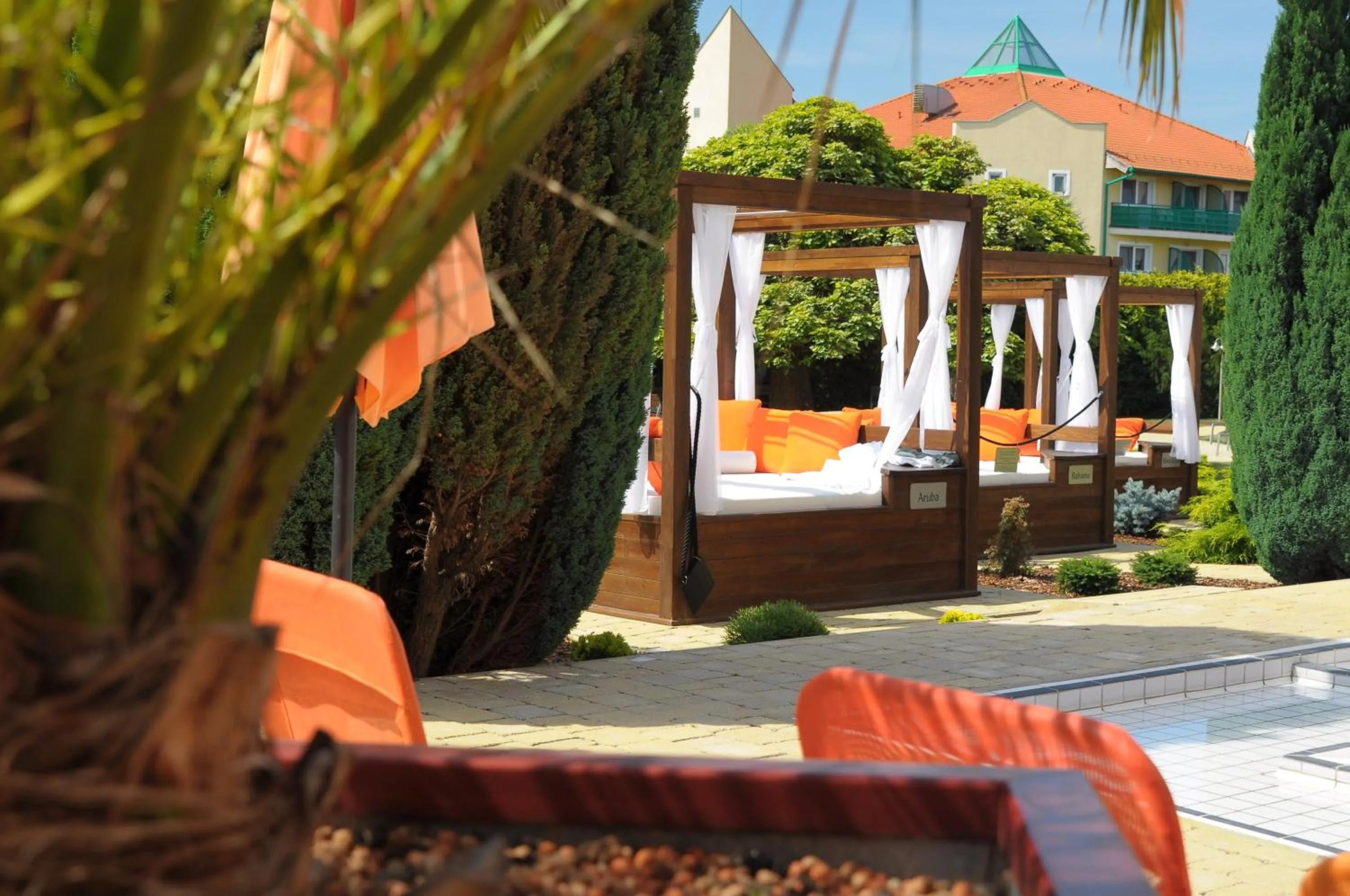 Garden view in Belenus Thermalhotel superior