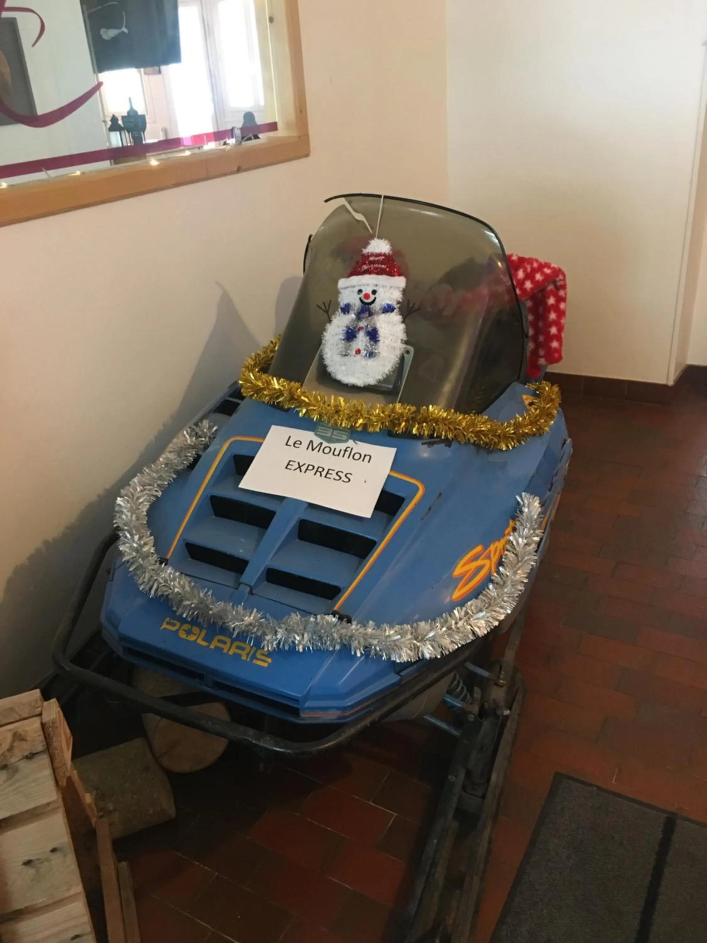 Lobby or reception in Hôtel Les Mouflons