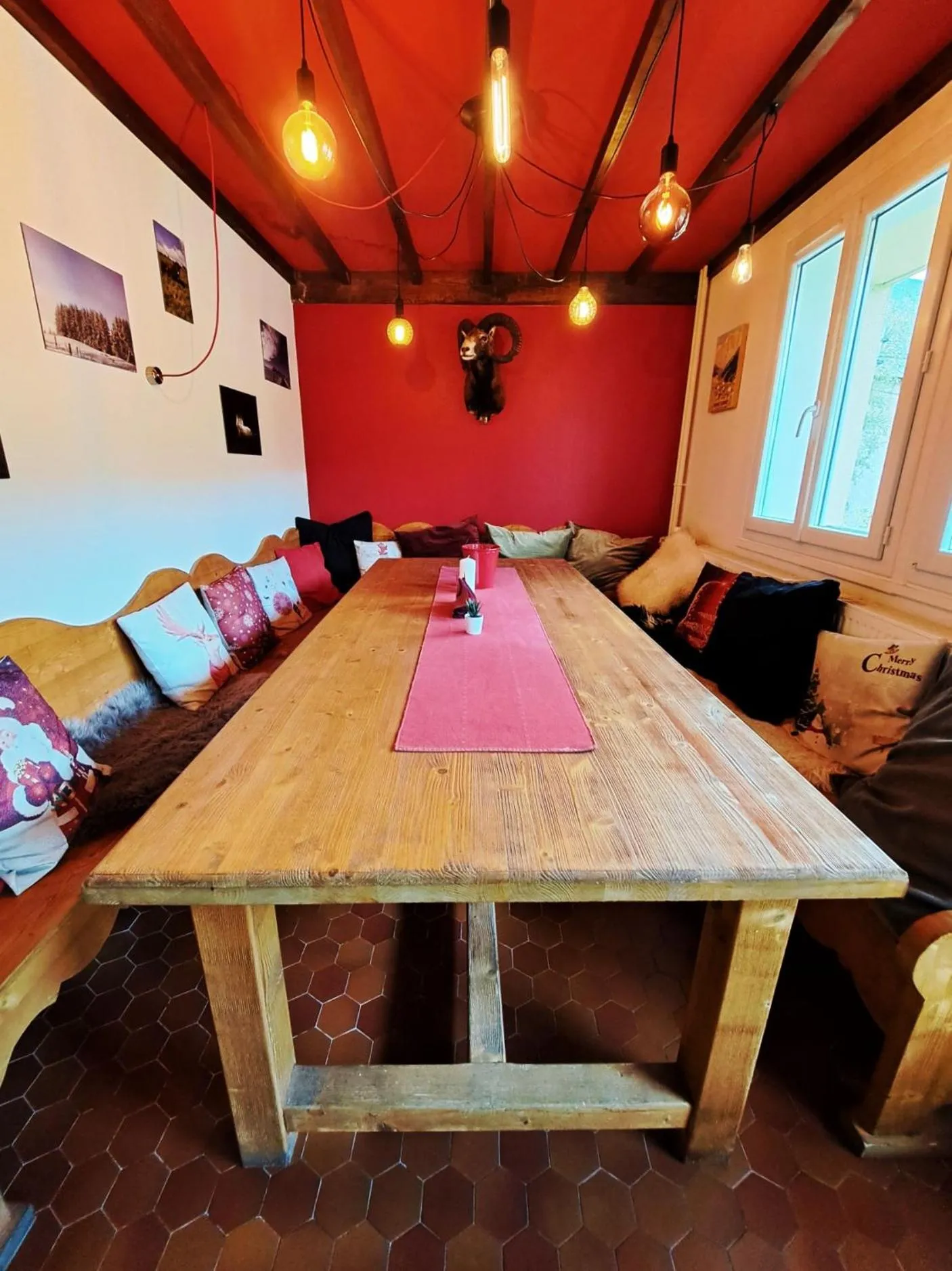 Living room in Hôtel Les Mouflons