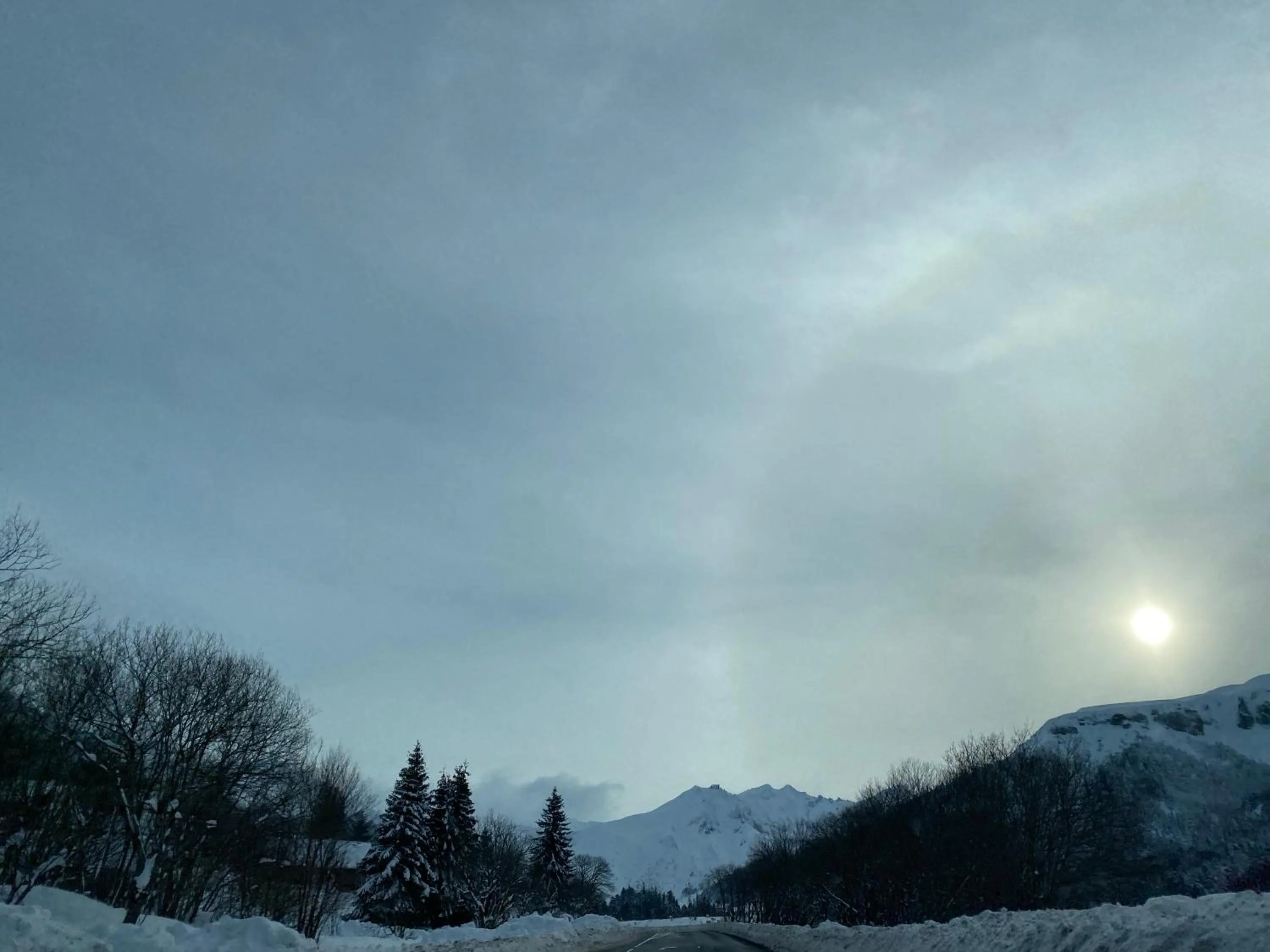 Mountain view in Hôtel Les Mouflons