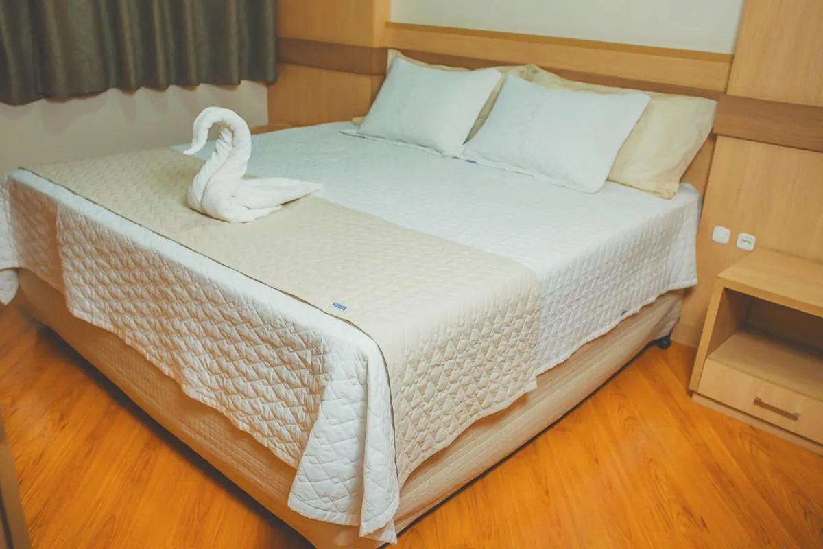 Bed in Grande Hotel Guarapuava