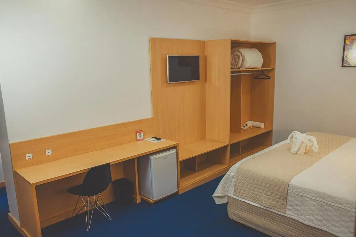 Bed in Grande Hotel Guarapuava