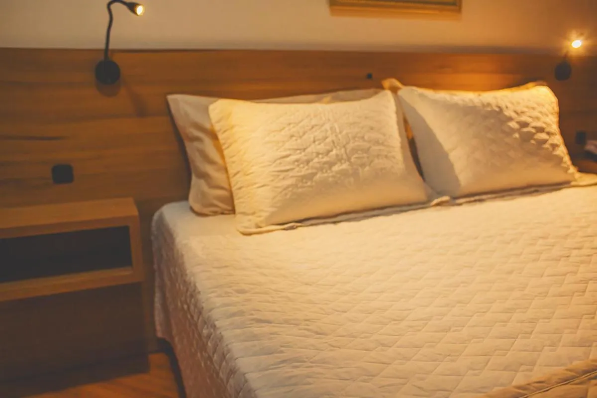 Bed in Grande Hotel Guarapuava