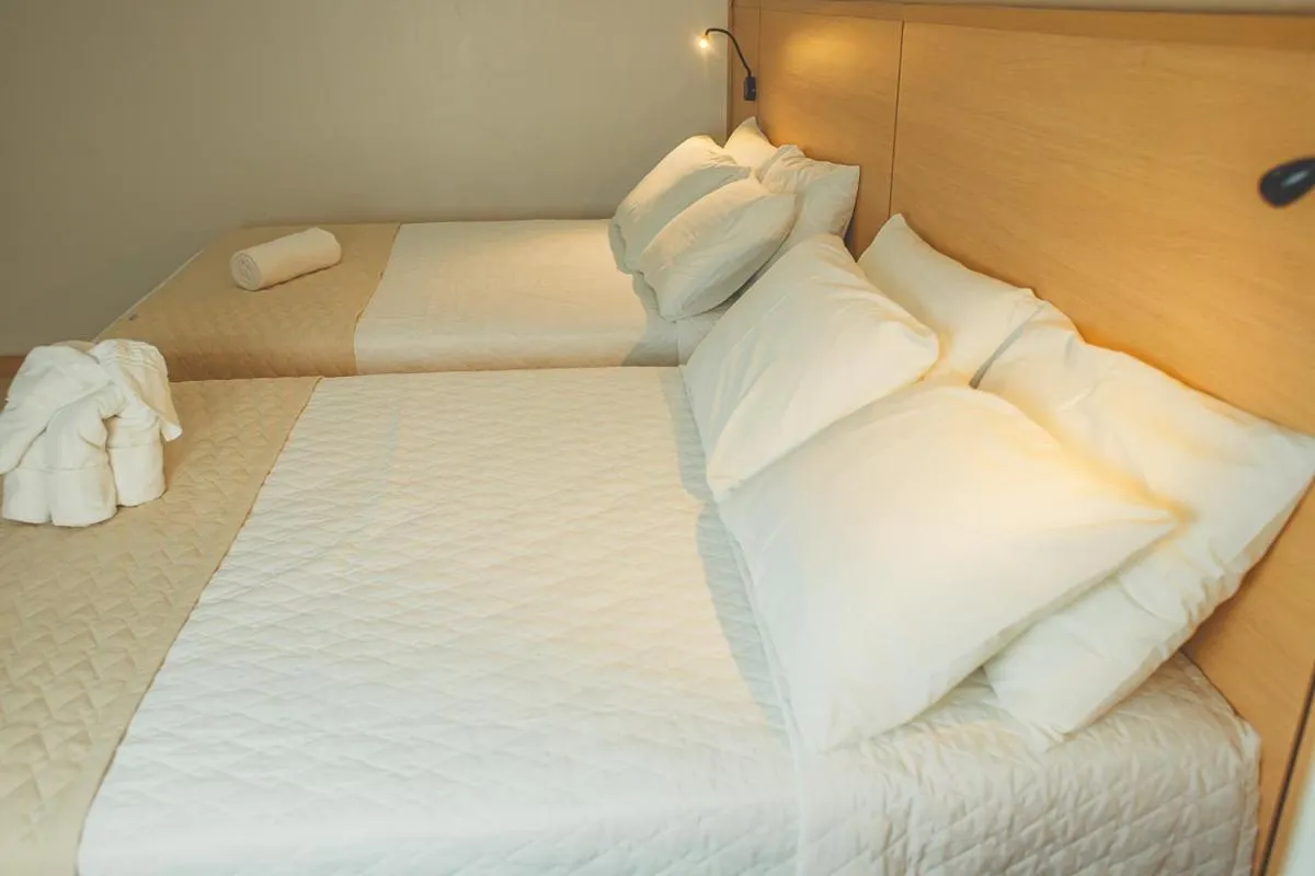 Bed in Grande Hotel Guarapuava