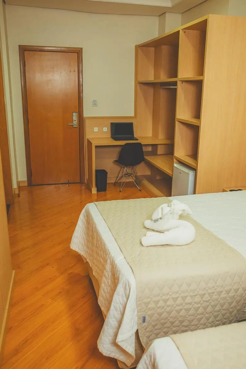 Bed in Grande Hotel Guarapuava