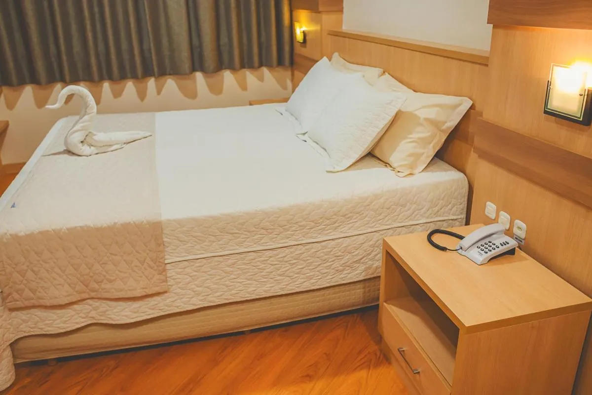 Bed in Grande Hotel Guarapuava