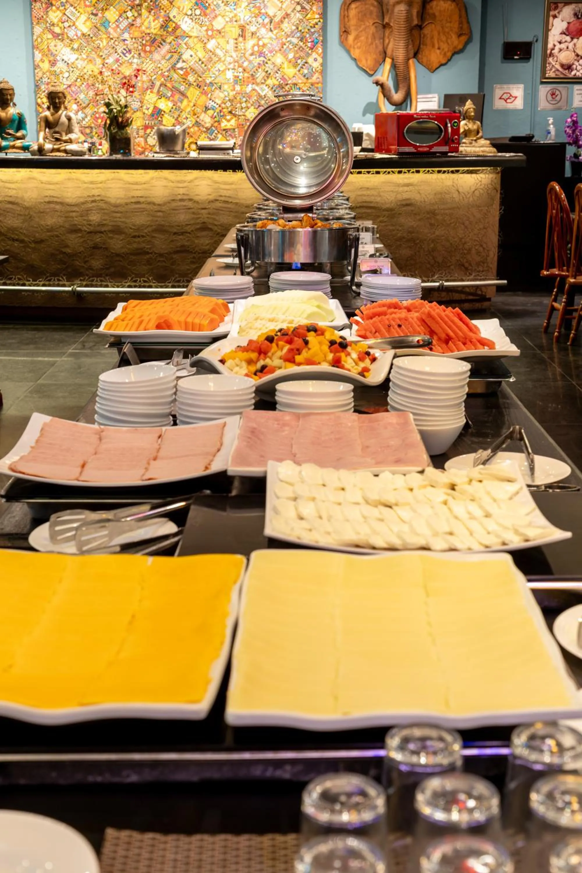 Buffet breakfast in Hotel Transamerica Berrini