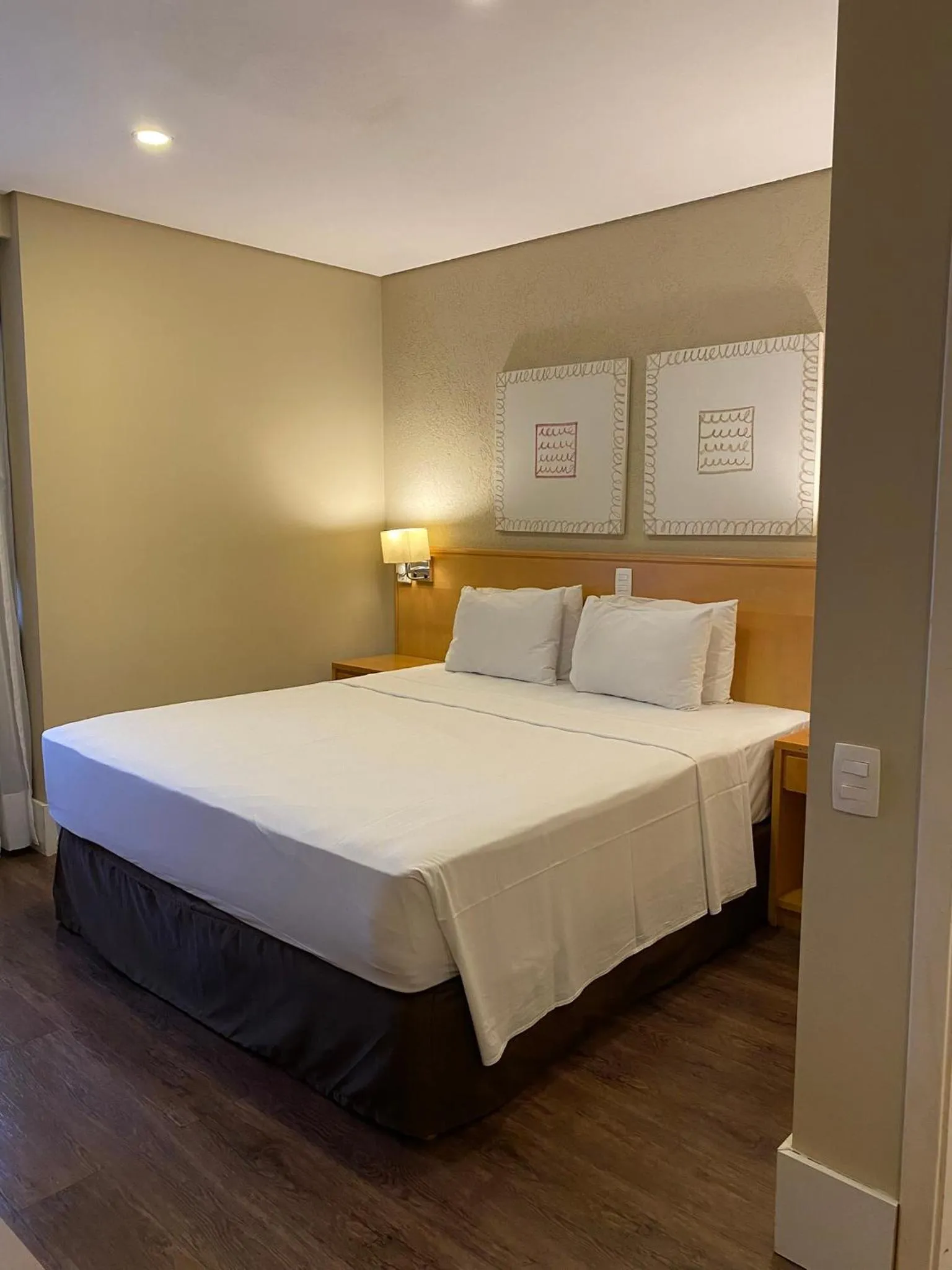 Bed in Hotel Transamerica Berrini