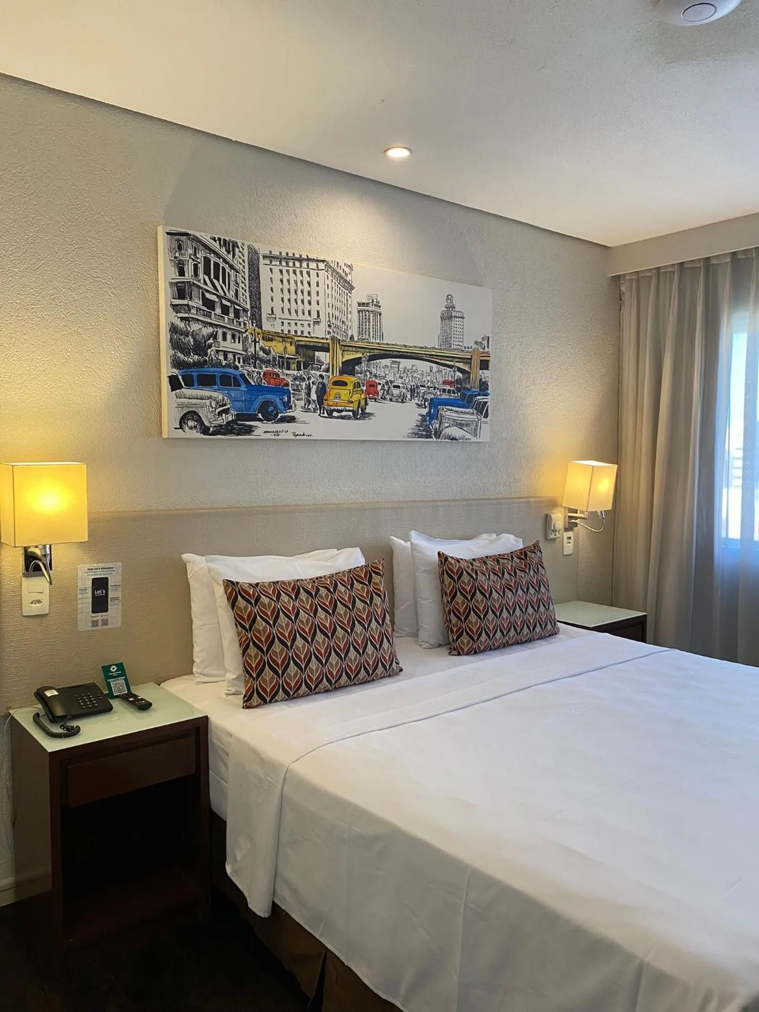 Bed in Hotel Transamerica Berrini