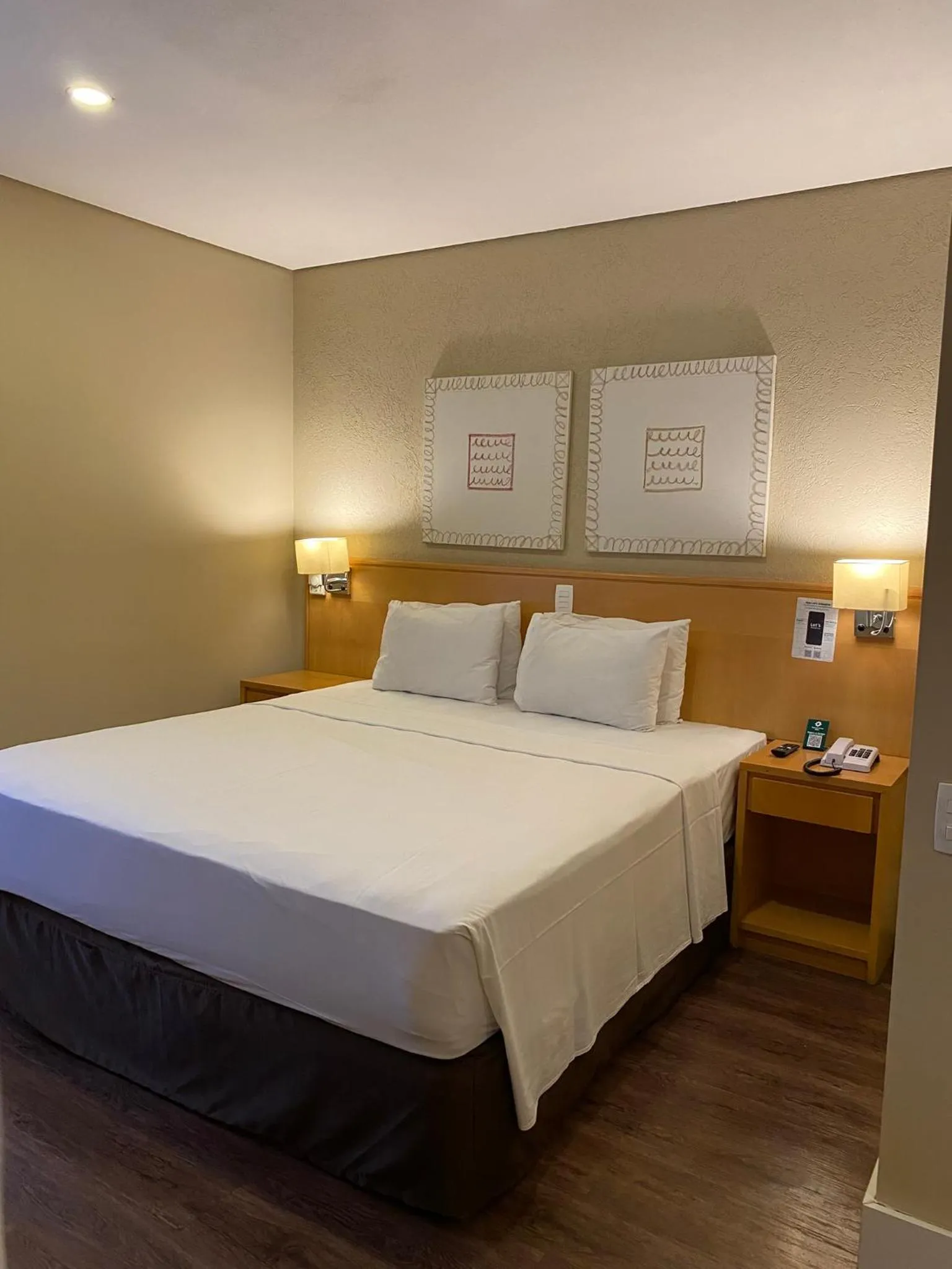 Bed in Hotel Transamerica Berrini