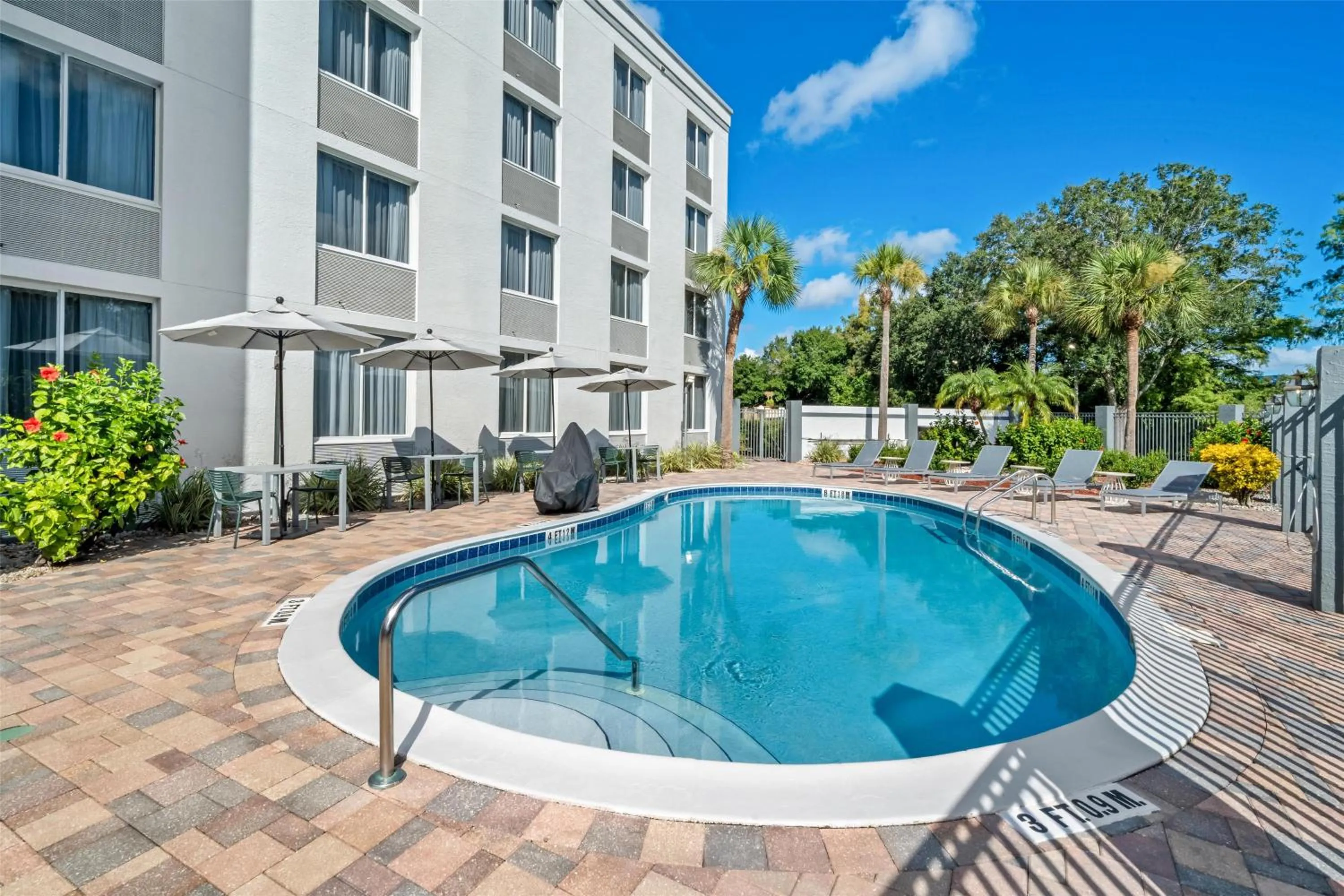 Pool view in Spark by Hilton Orlando near Universal