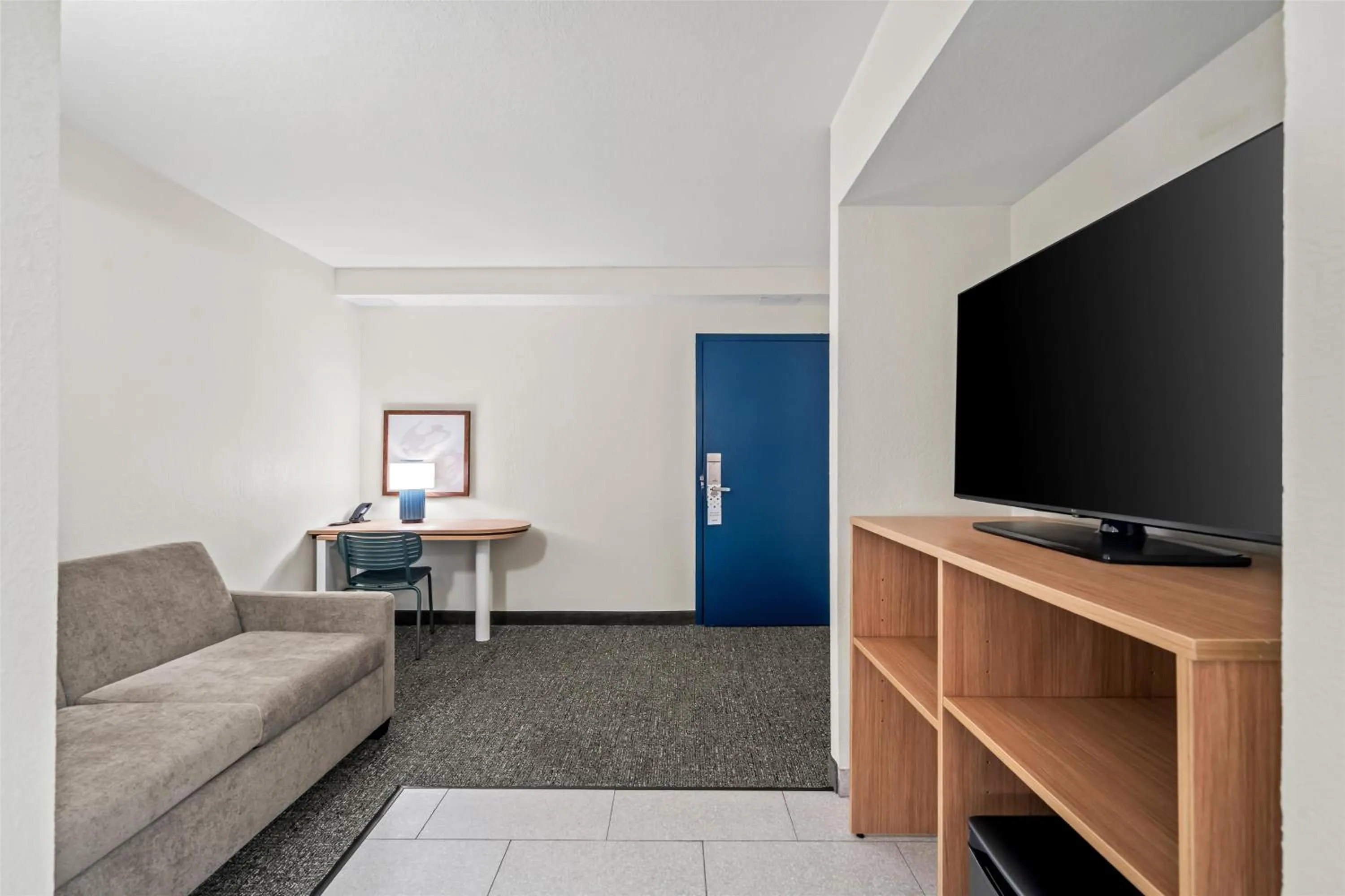 Living room in Spark by Hilton Orlando near Universal