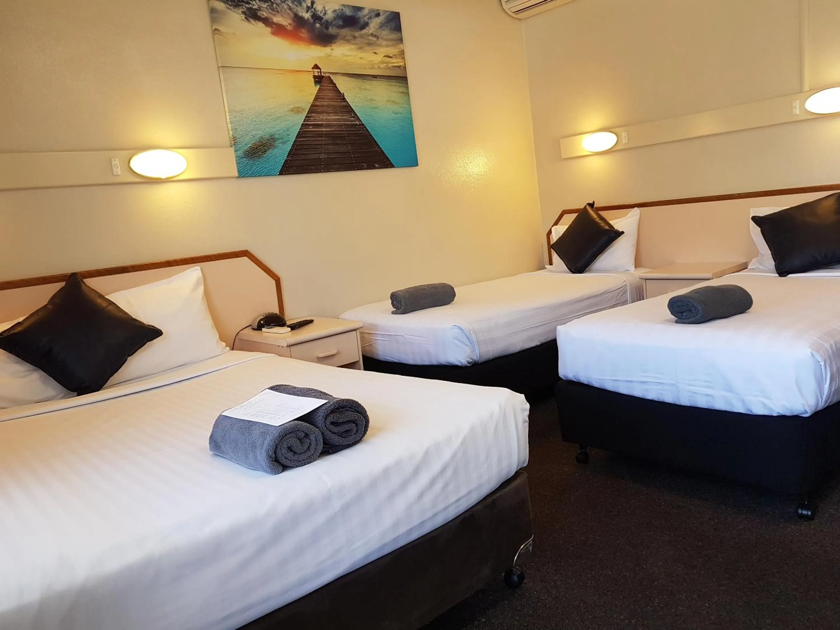 Bed in Wattle Tree Motel