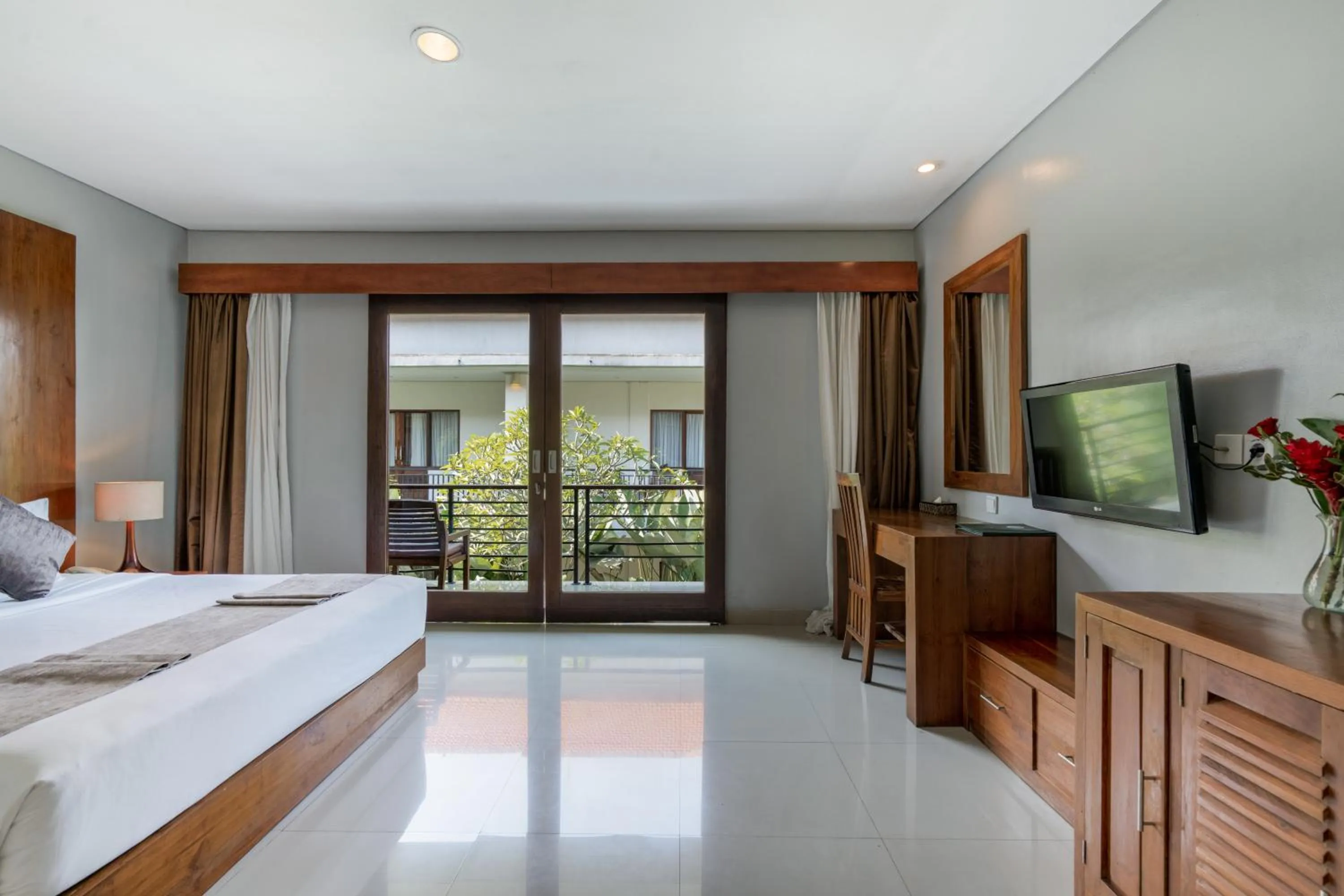 Bed in Pertiwi Bisma Ubud