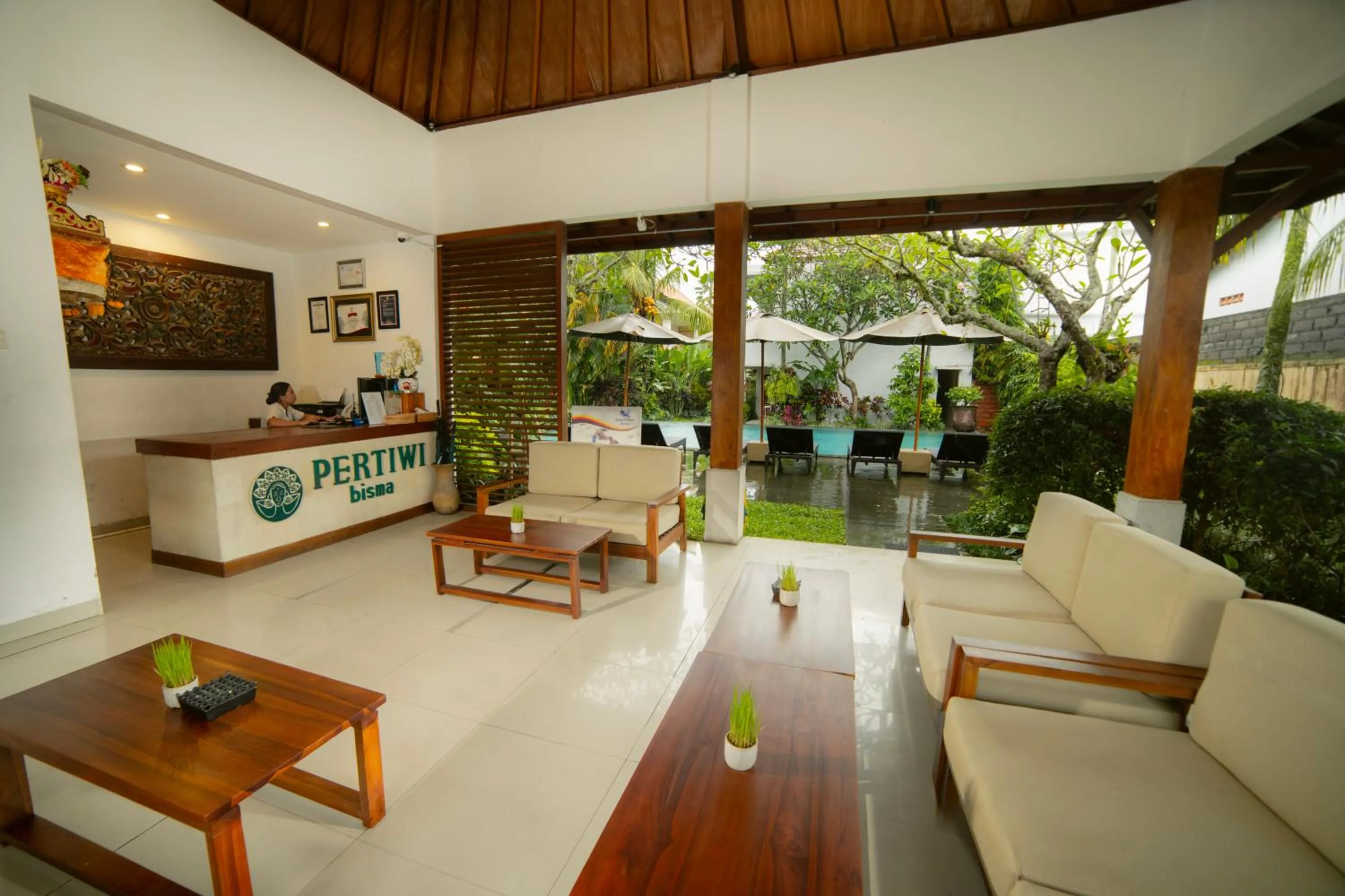 Lobby or reception in Pertiwi Bisma Ubud