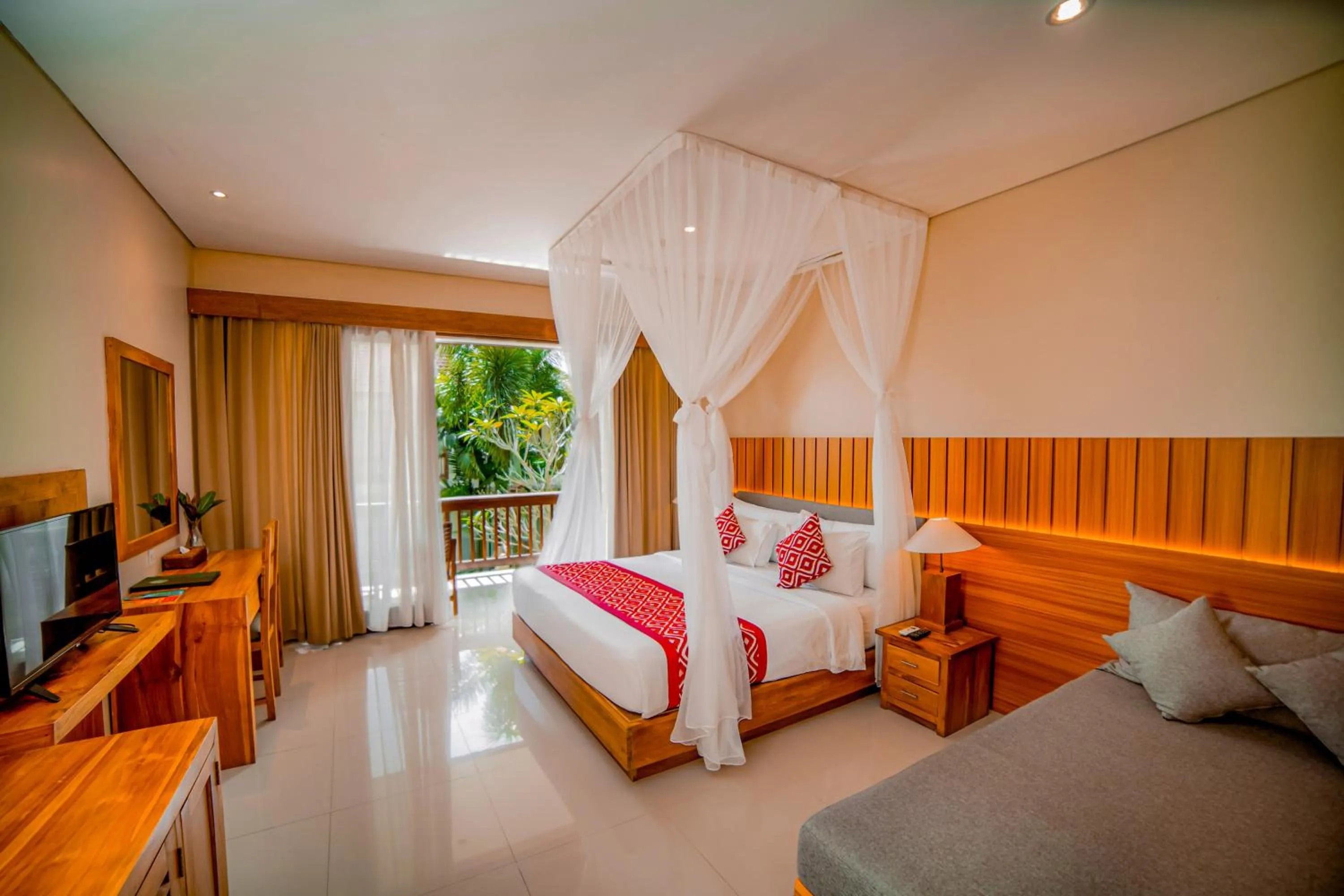 Bed in Pertiwi Bisma Ubud