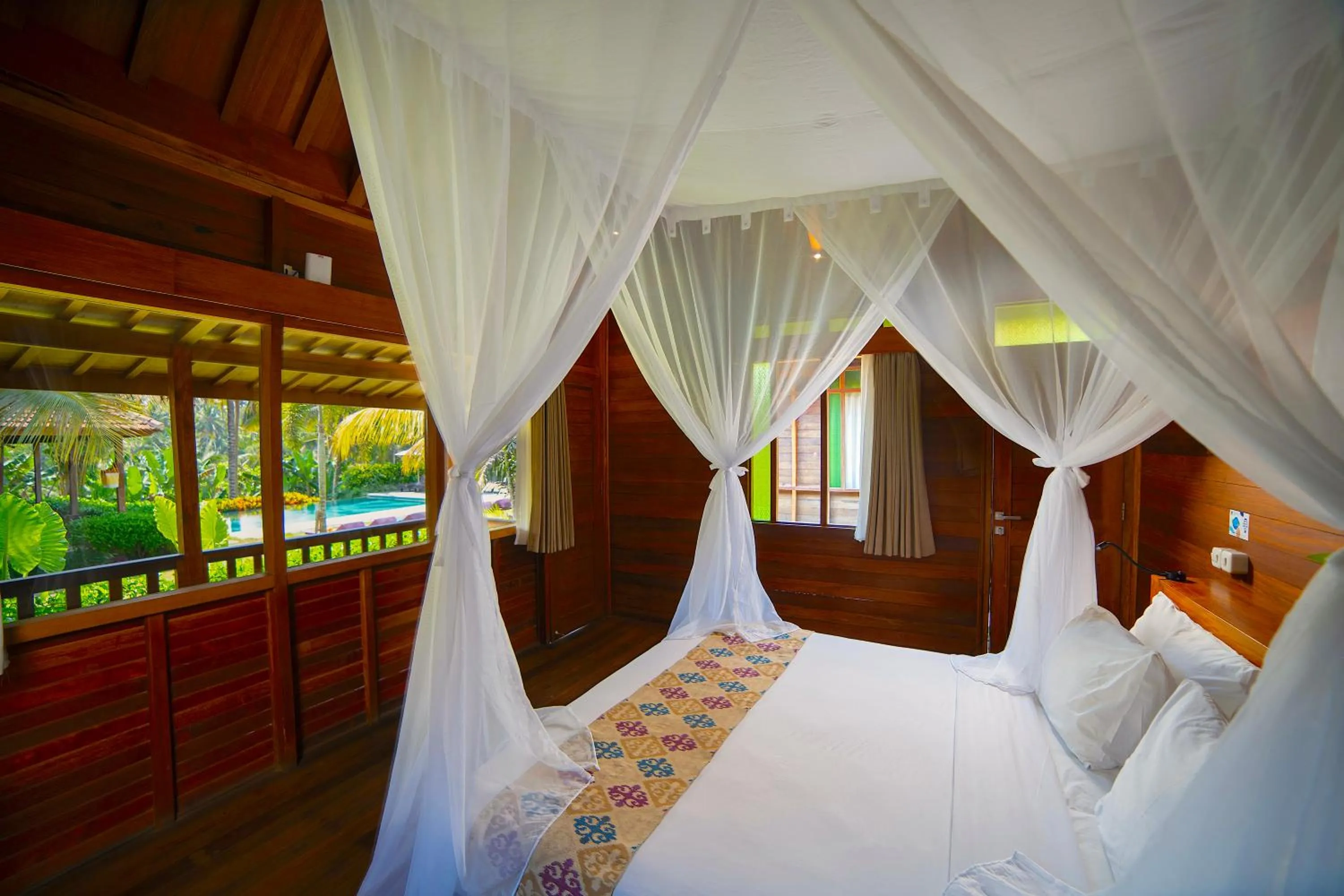 Bed in Pertiwi Bisma Ubud