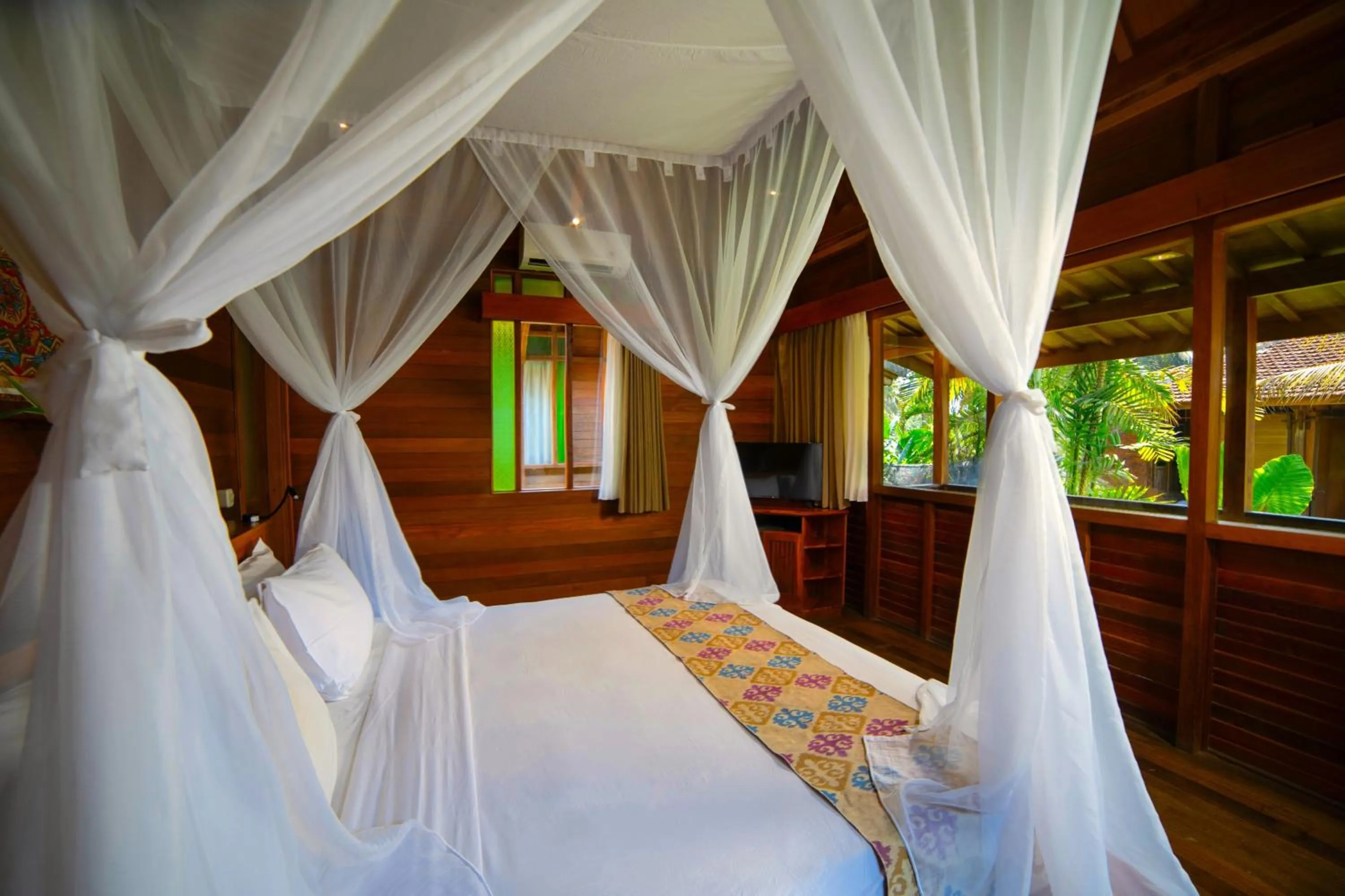 Bed in Pertiwi Bisma Ubud