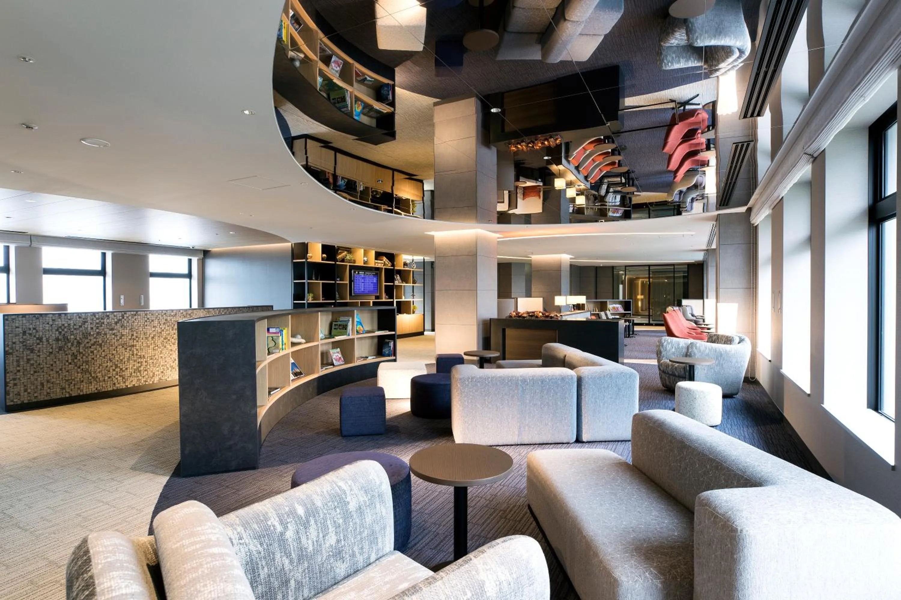 Communal lounge/ TV room in Centrair Hotel