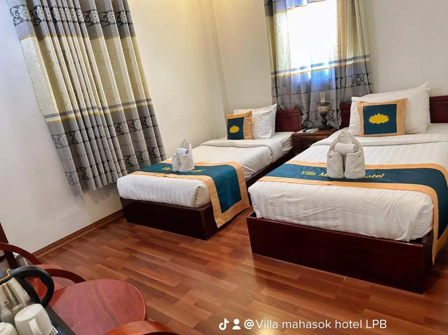 Bed in Villa Mahasok hotel