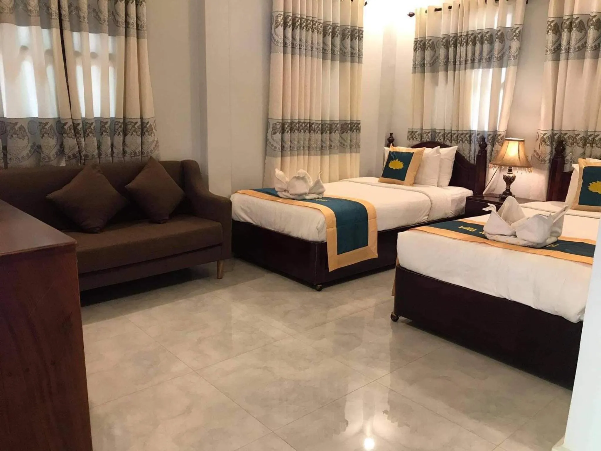 Bed in Villa Mahasok hotel