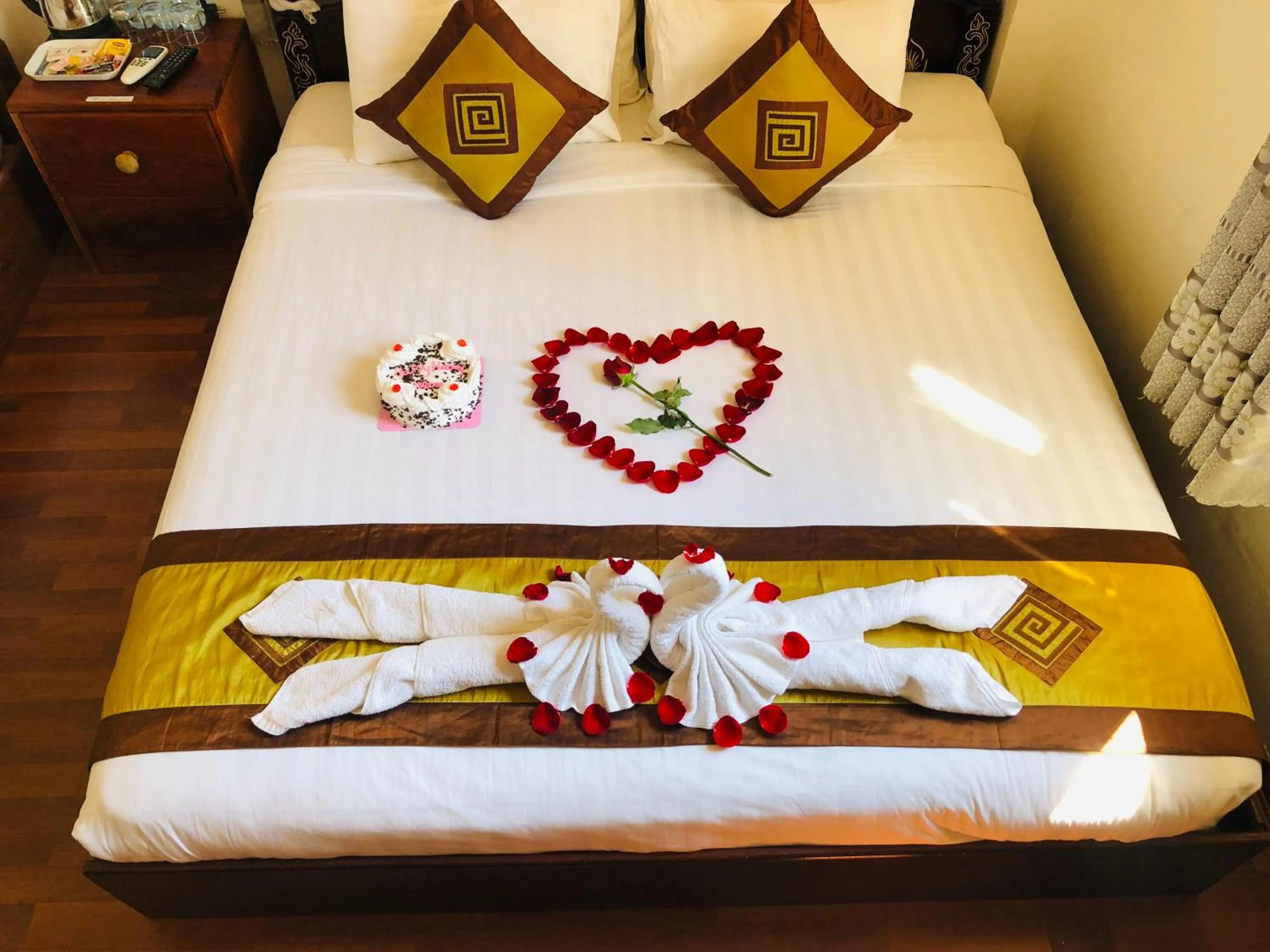 Bed in Villa Mahasok hotel