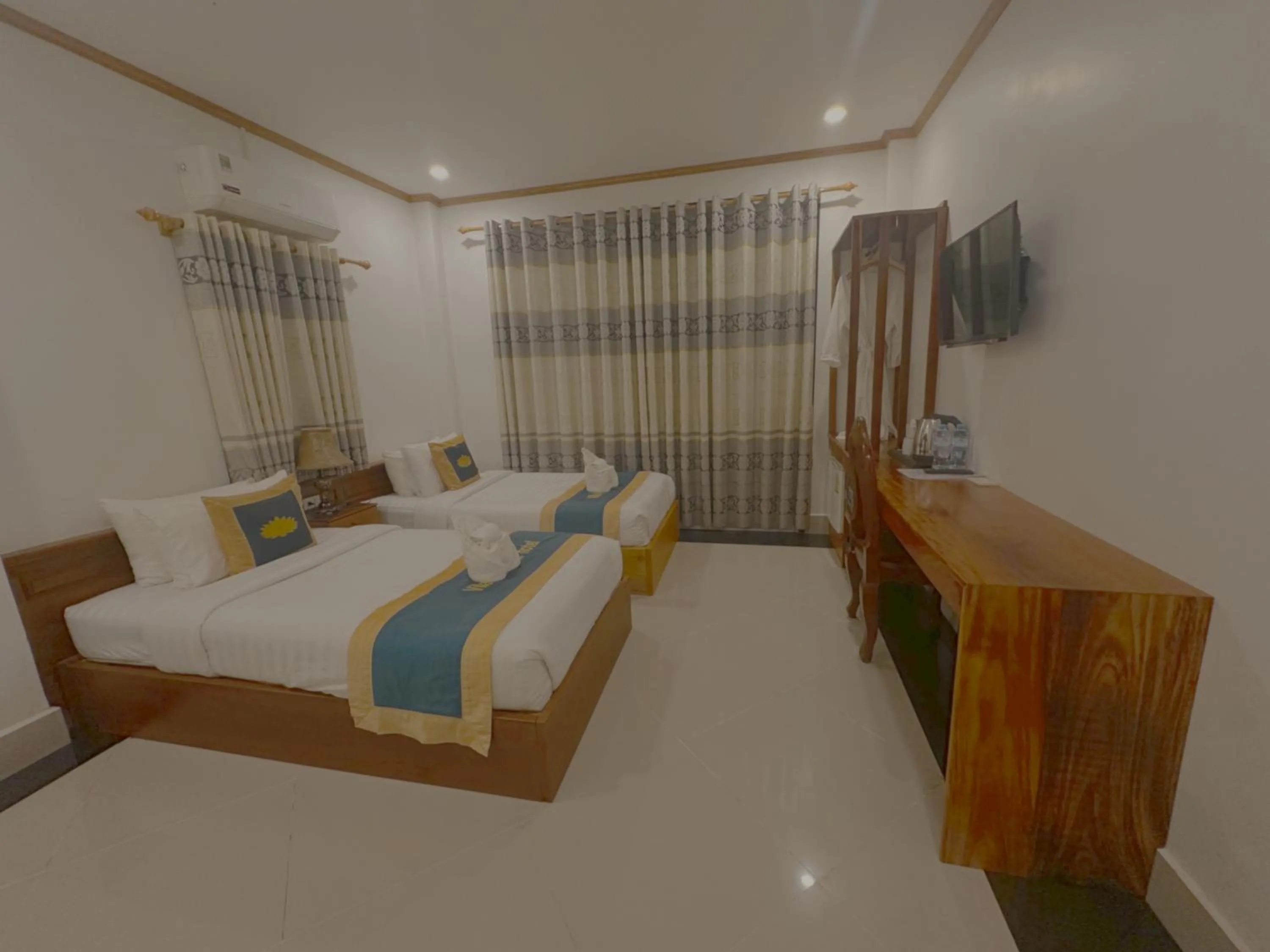 Bed in Villa Mahasok hotel