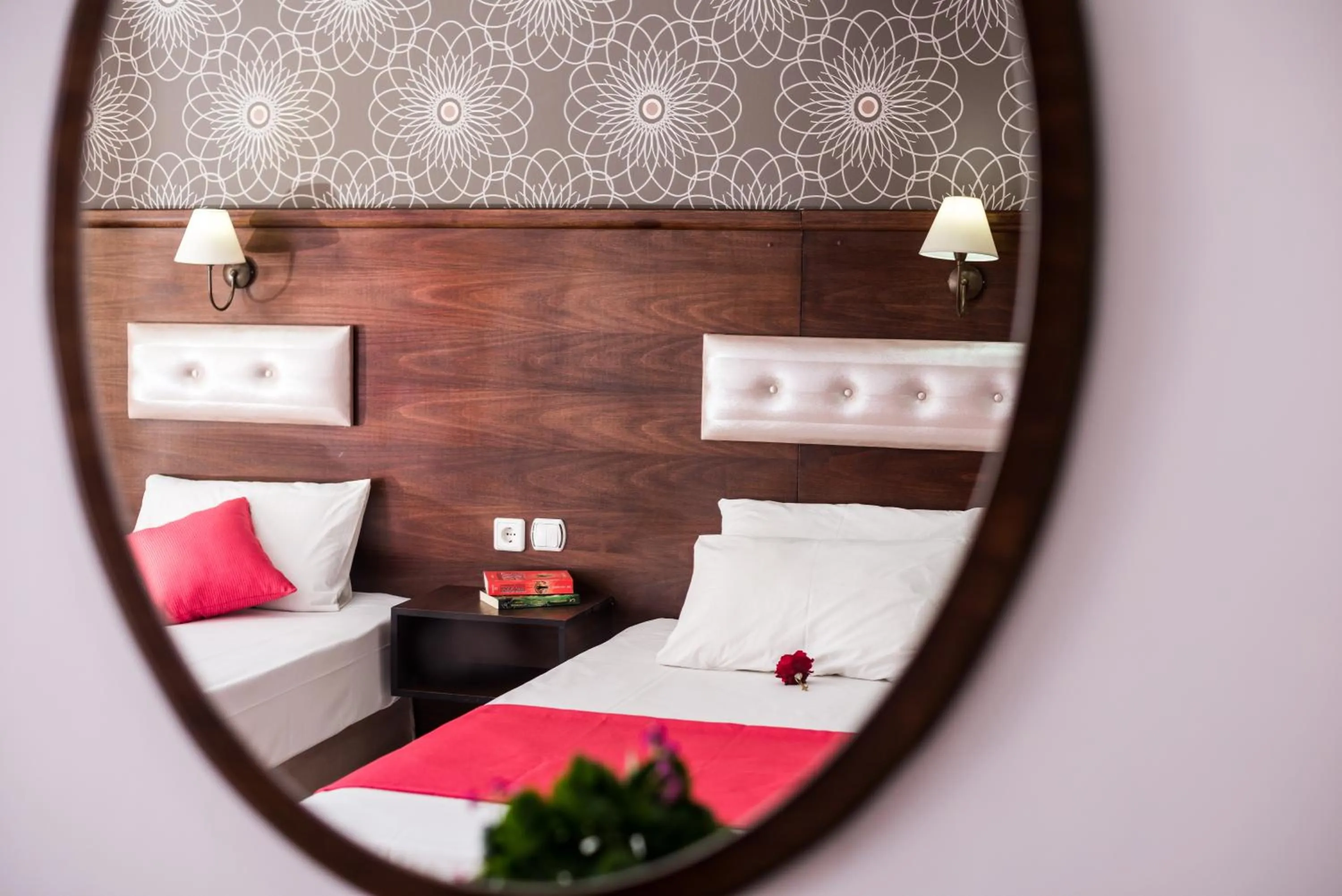 Bed in Hotel Asterias