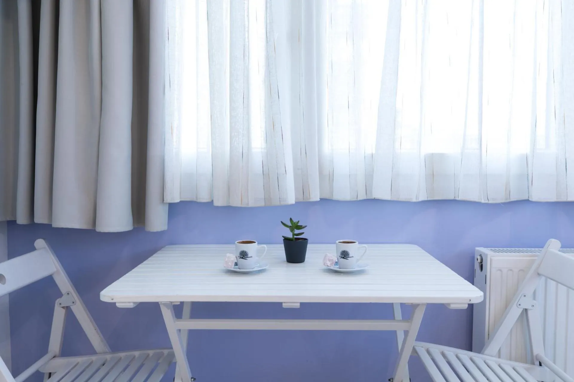 Dining area in Hotel Melissanthi