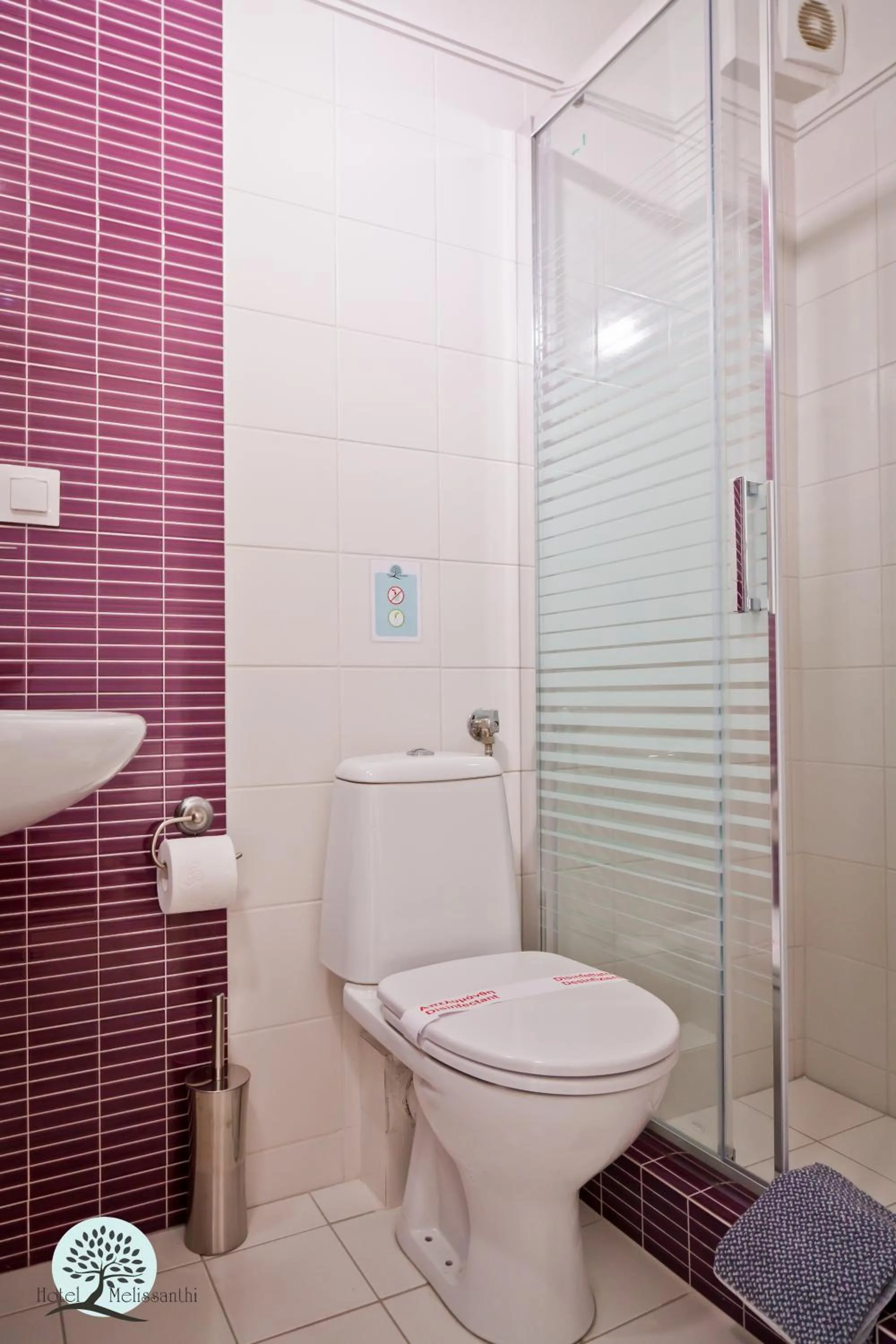 Bathroom in Hotel Melissanthi