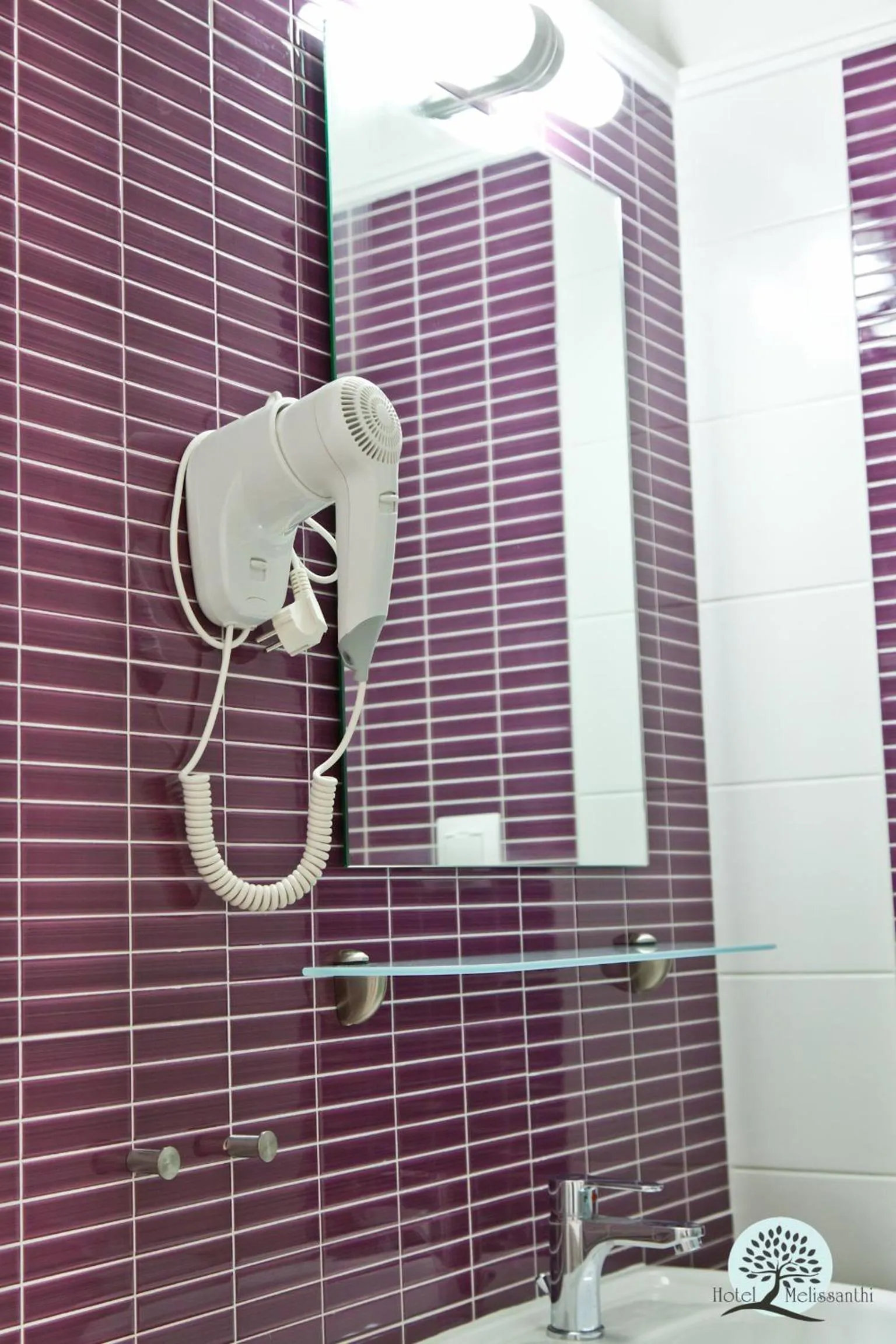 Bathroom in Hotel Melissanthi