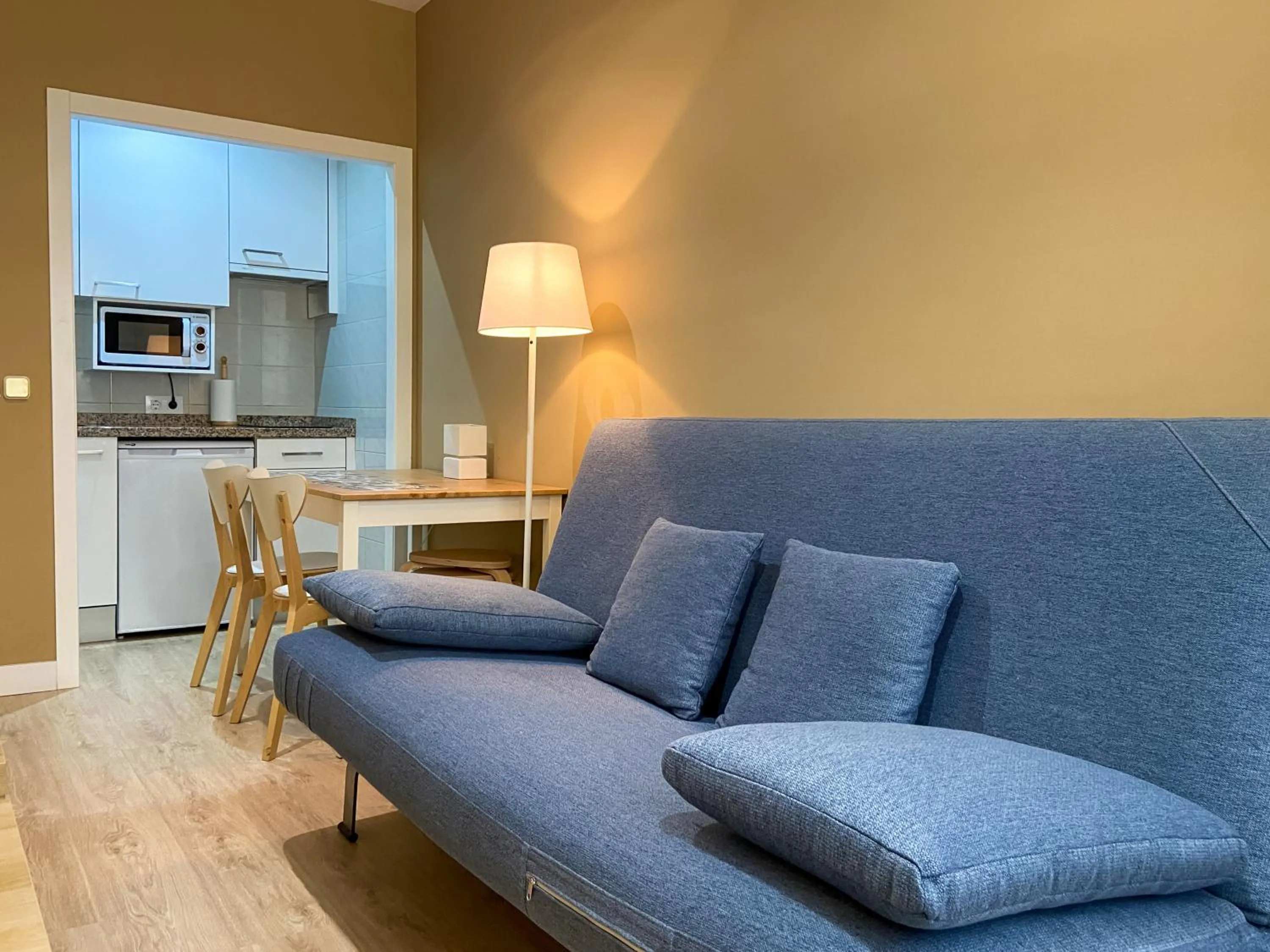 Living room in Casablanca Hotel Studios