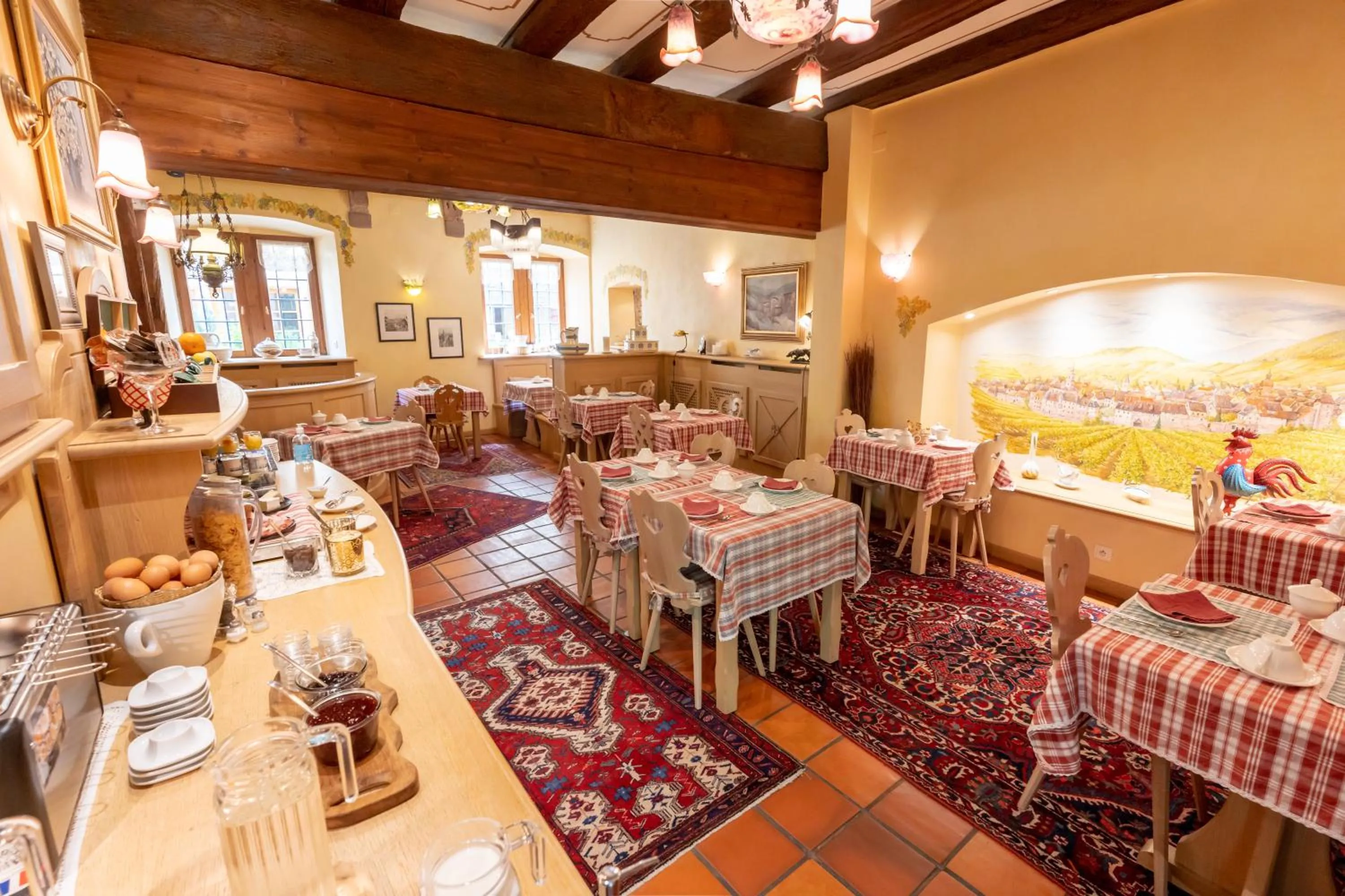 Breakfast in Hotel à l'Oriel