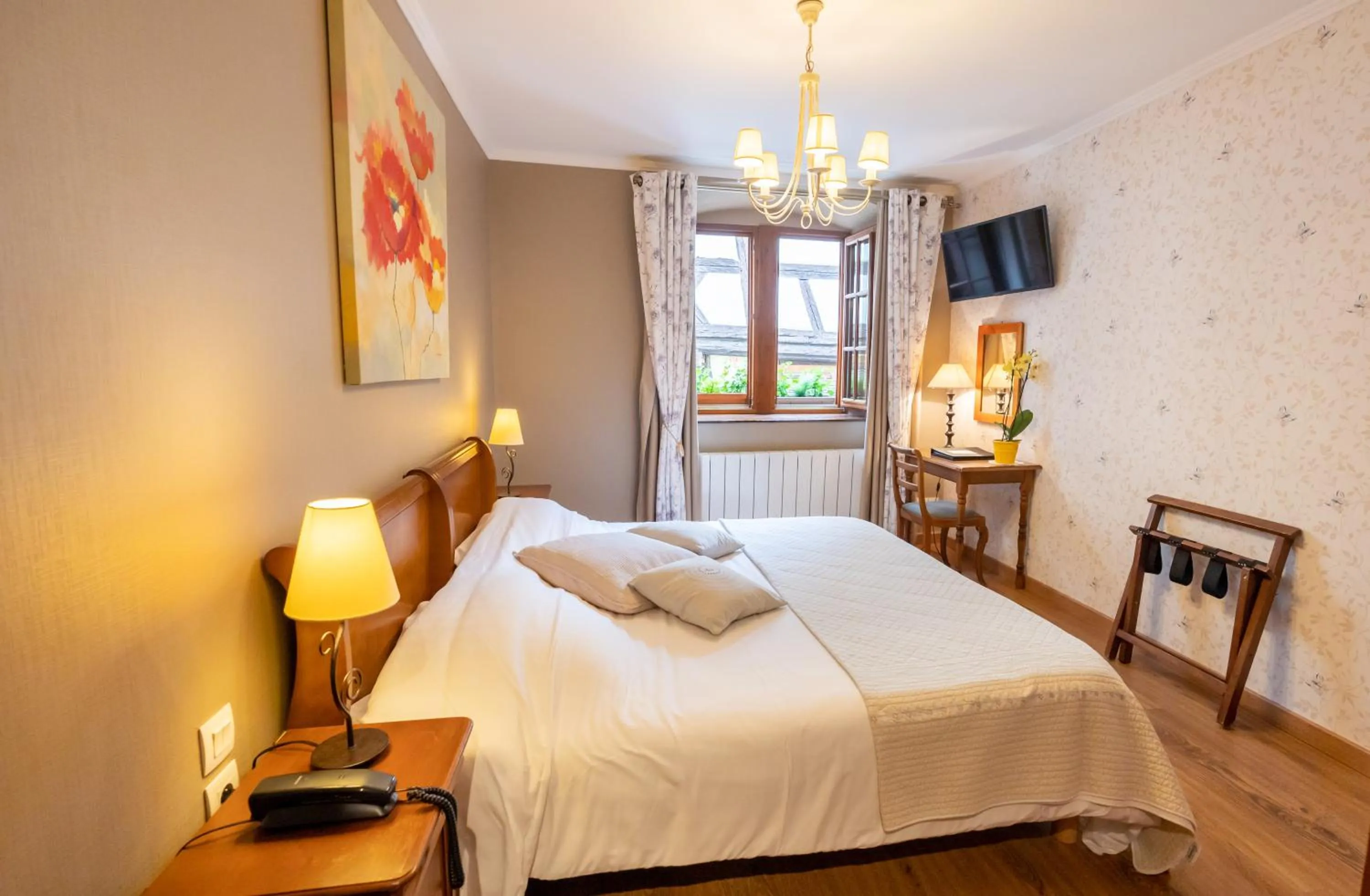 Bed in Hotel à l'Oriel