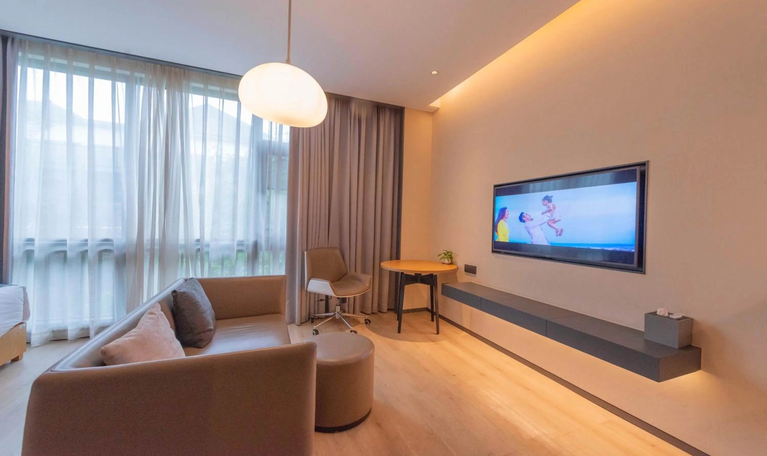 Seating area in Narada ResortSpa Nanxun Giant