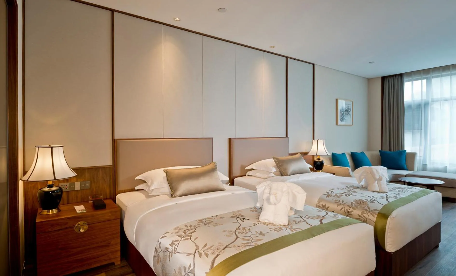 Bedroom, Bed in Narada ResortSpa Nanxun Giant