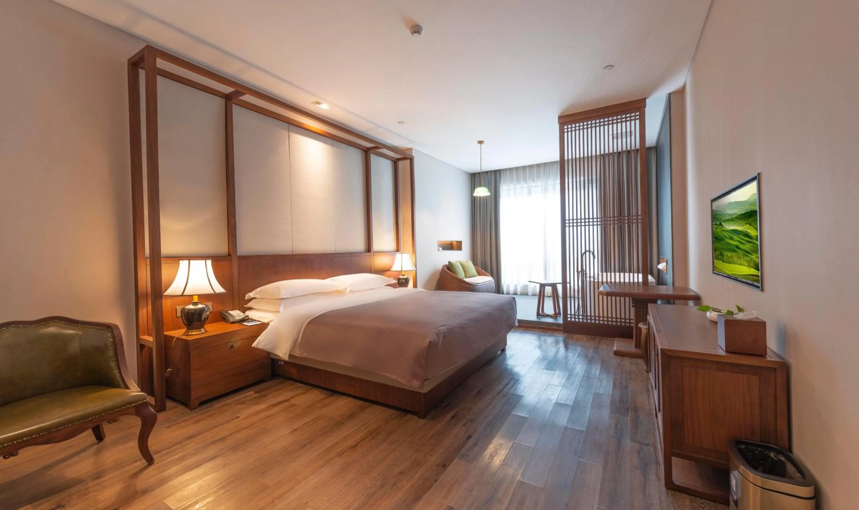 Bedroom, Bed in Narada ResortSpa Nanxun Giant