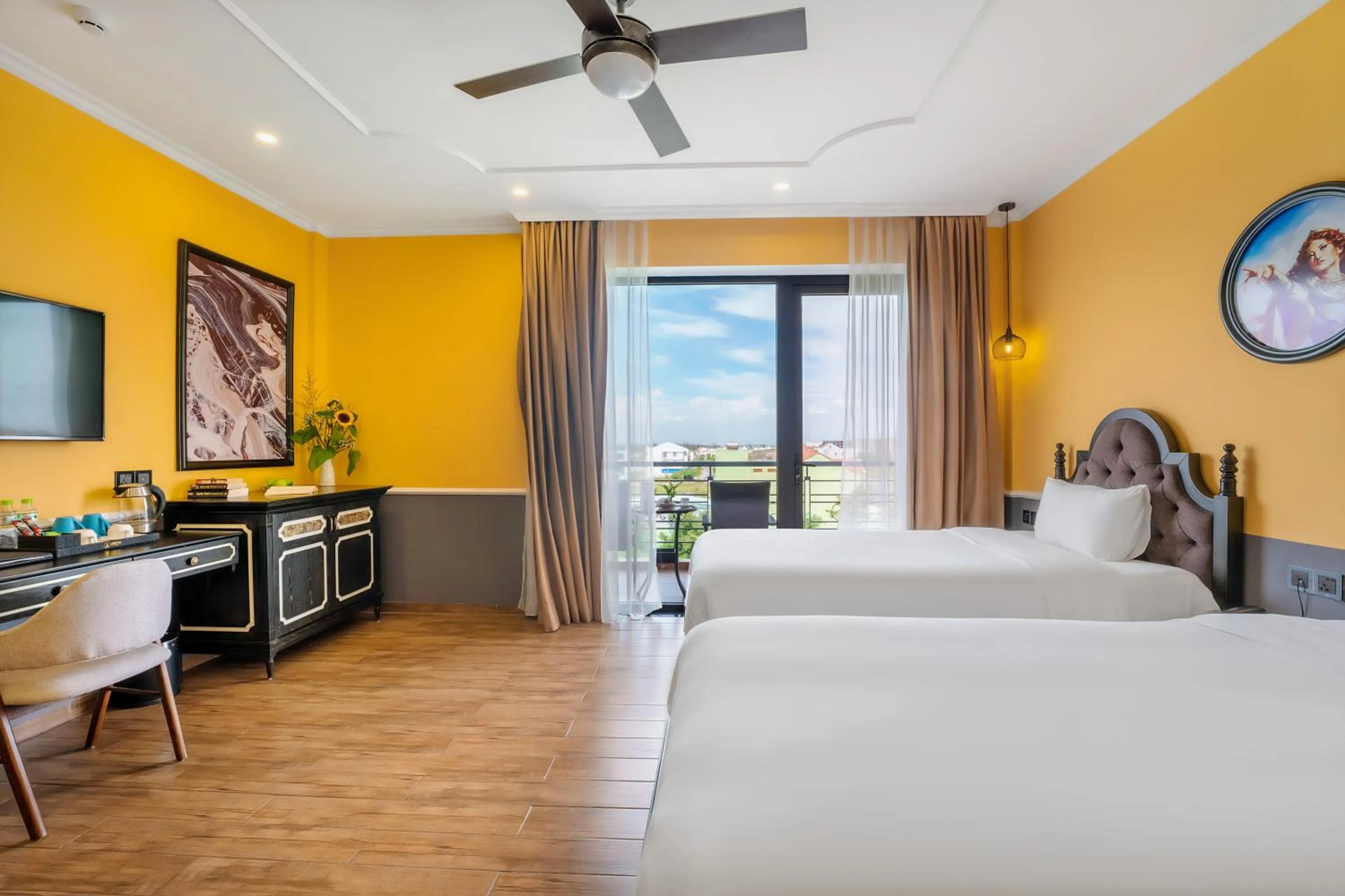 Photo of the whole room, Bed in Athenia Hoi An Boutique Hotel & Spa