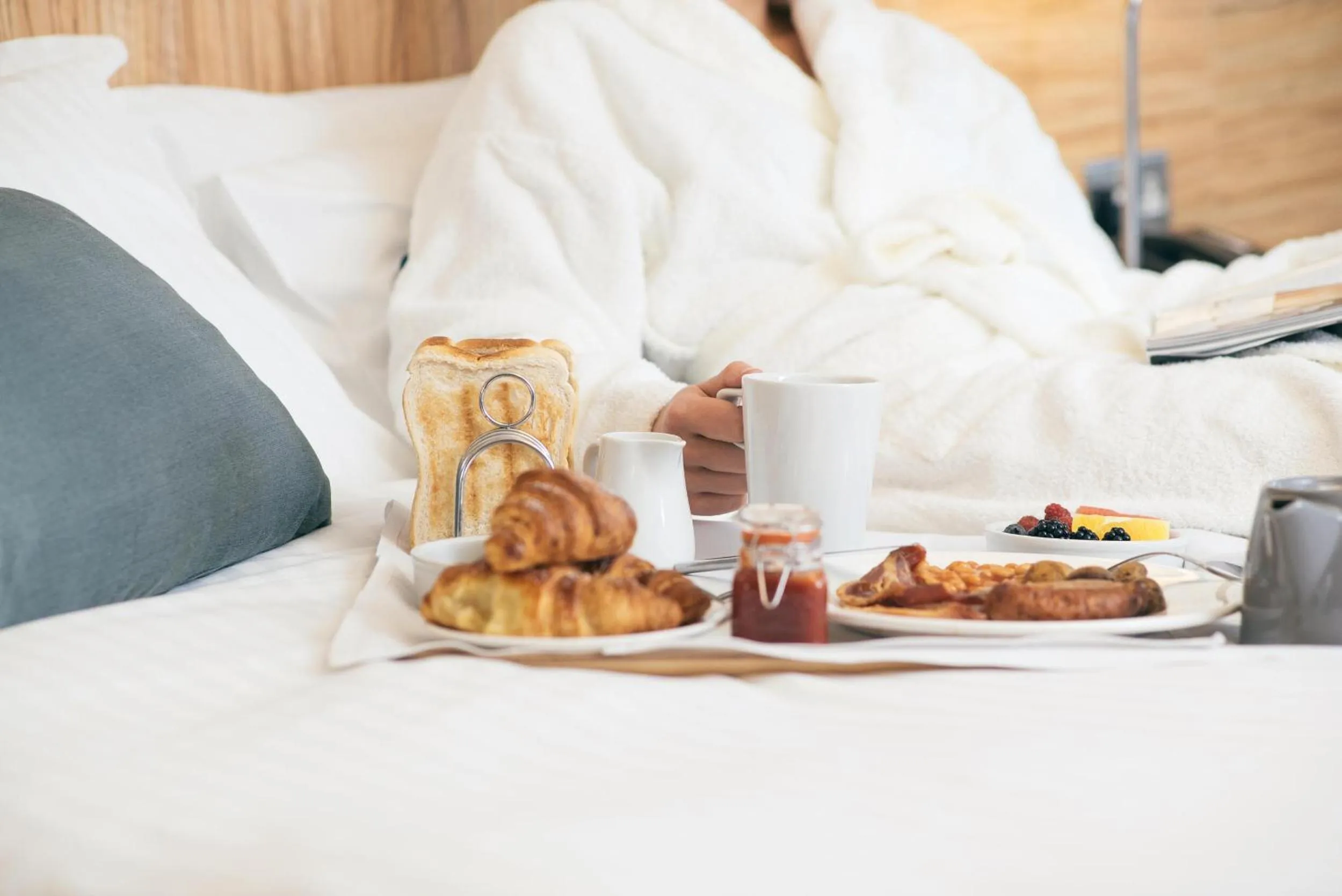 Bed in Fistral Beach Hotel and Spa - Adults Only