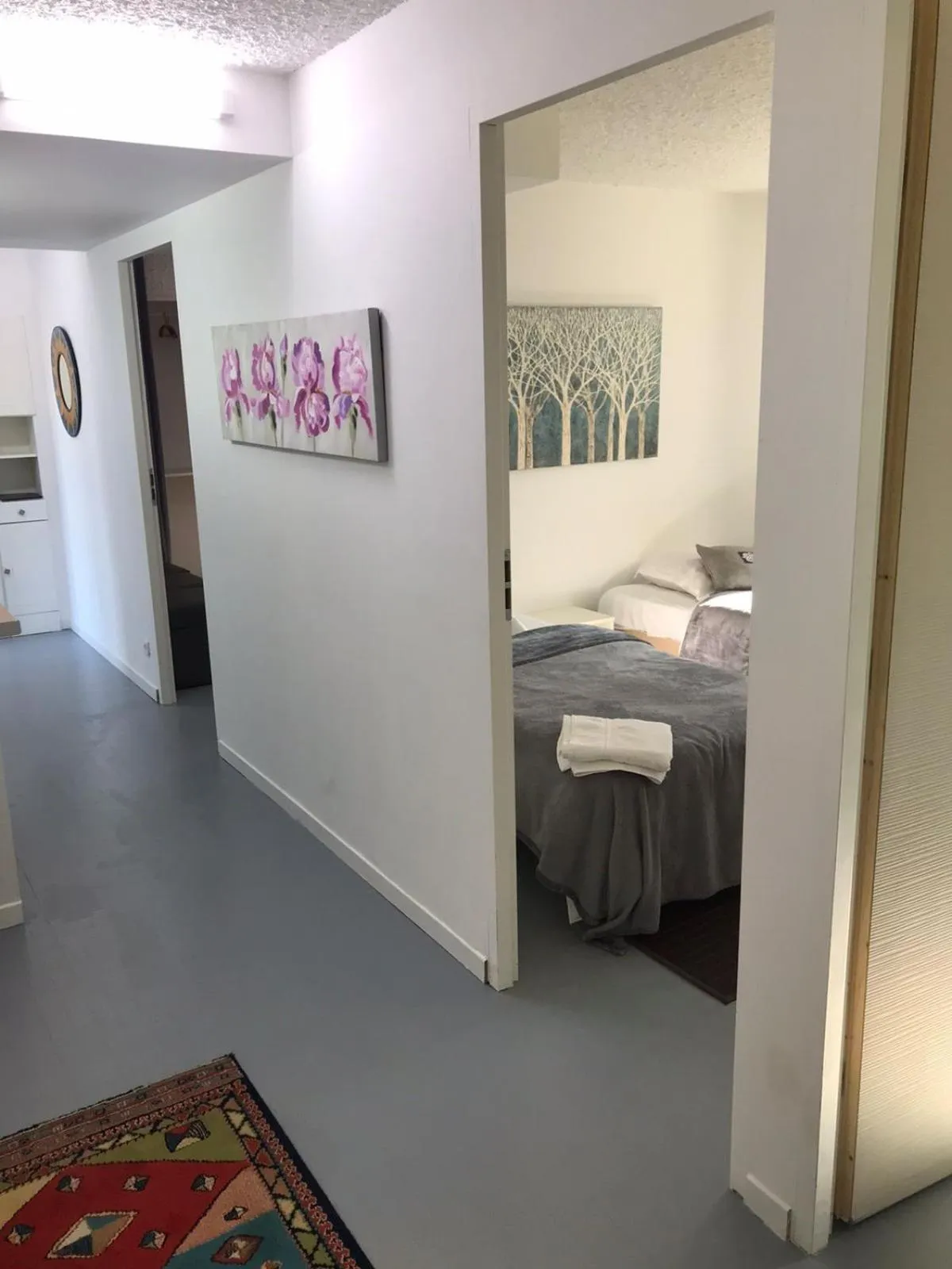 Bed in Hôtel Le Cerizay