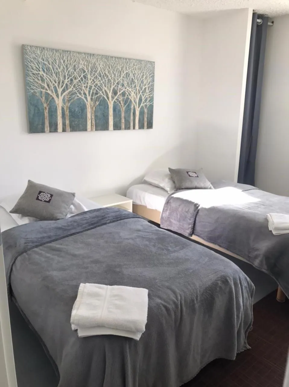 Bed in Hôtel Le Cerizay