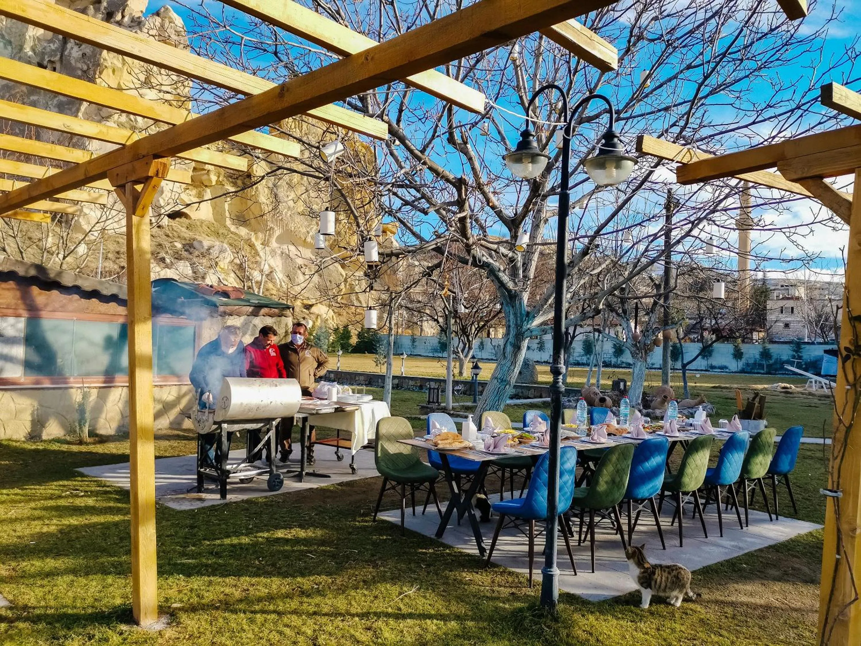 Patio in Garden Inn Cappadocia
