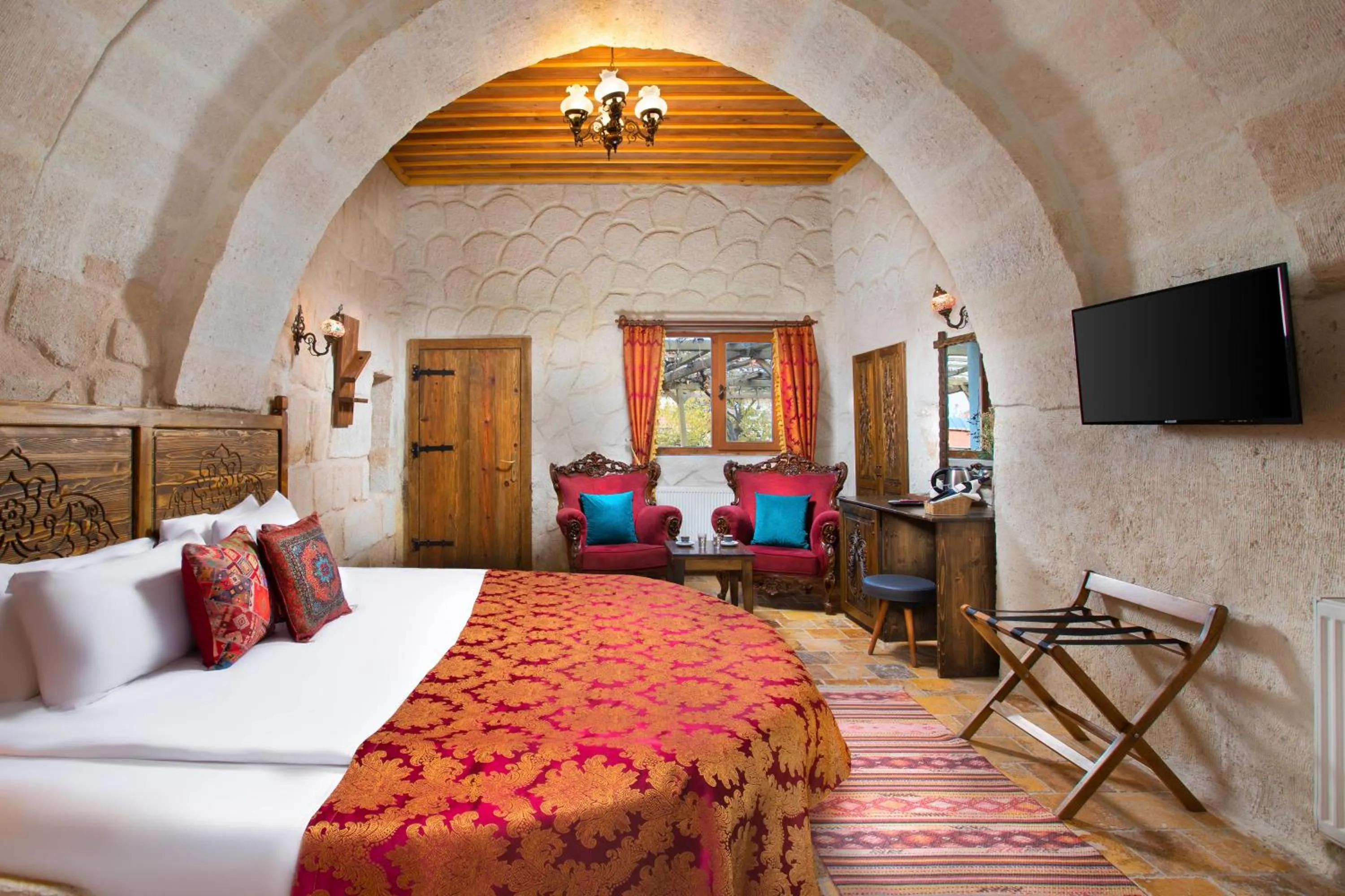 Bed in Garden Inn Cappadocia
