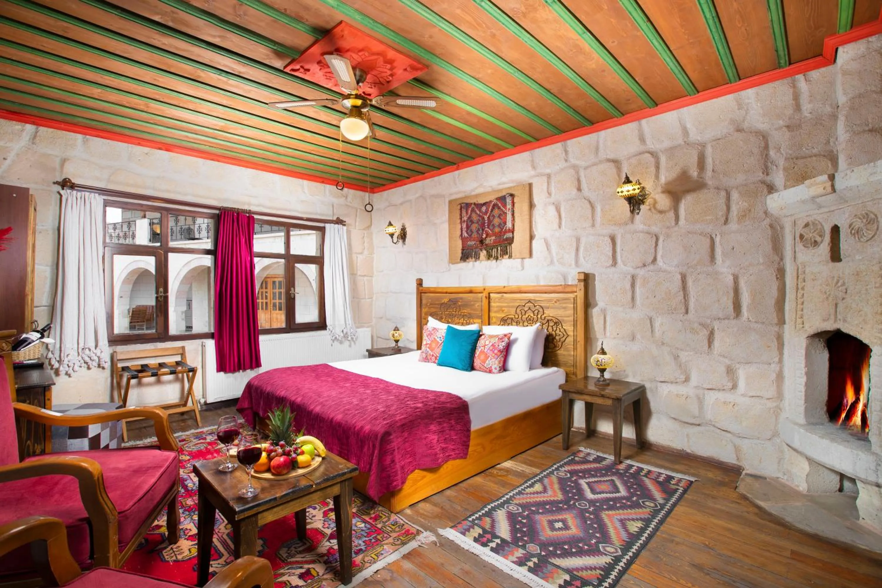 Bed in Garden Inn Cappadocia