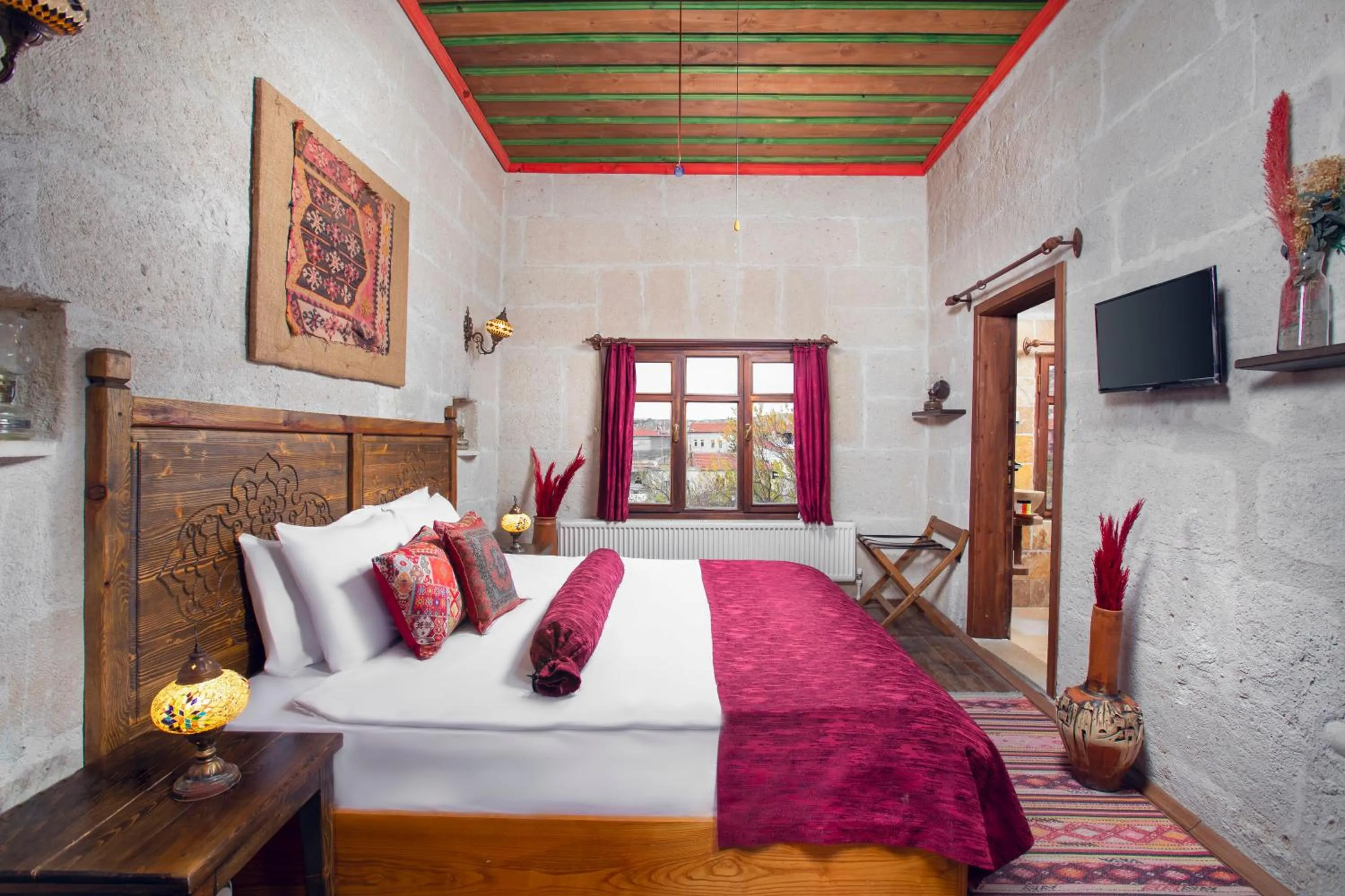 Bed in Garden Inn Cappadocia